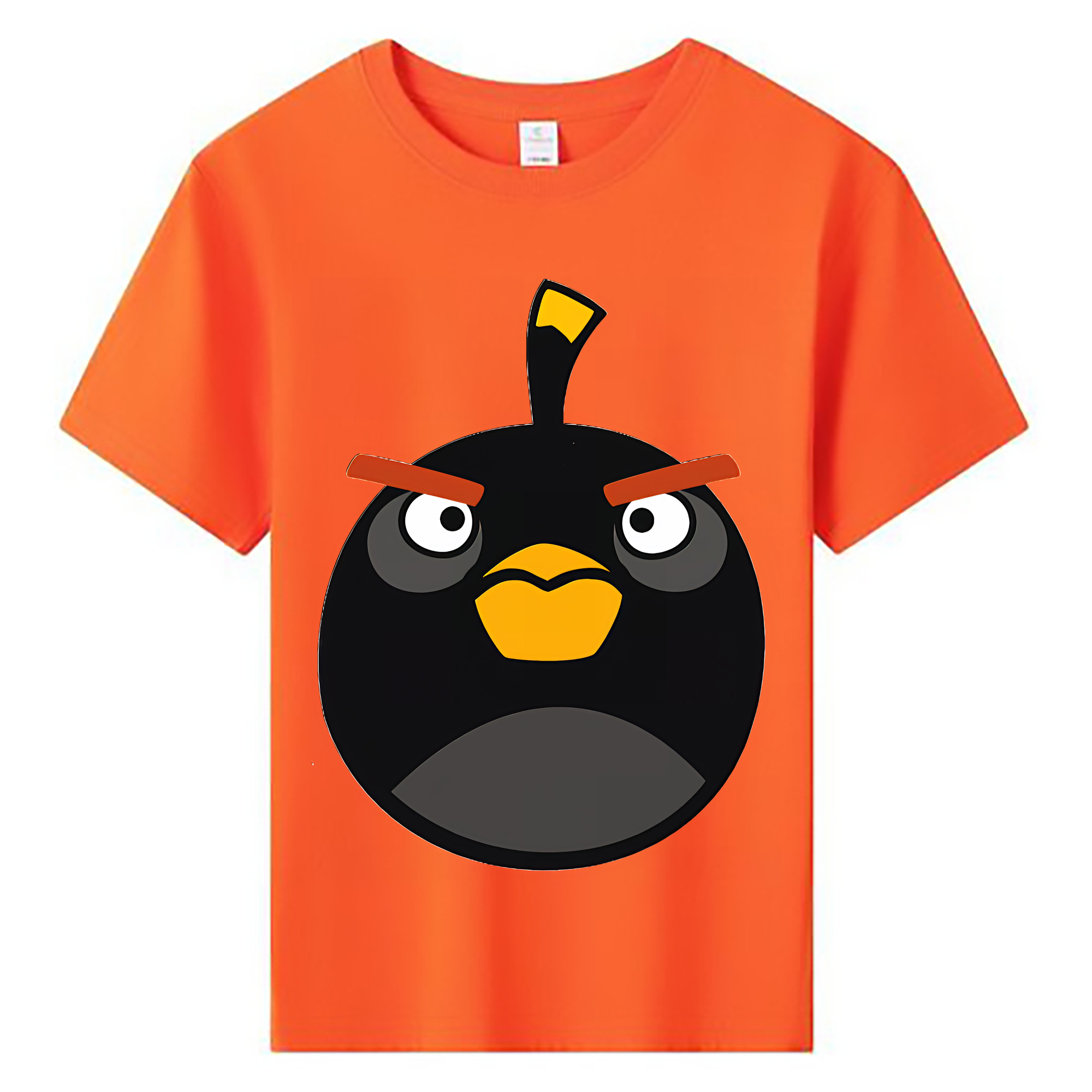 （画像用） Angry Birds アングリーバード 綿100％キッズTシャツ（フロントプリント）