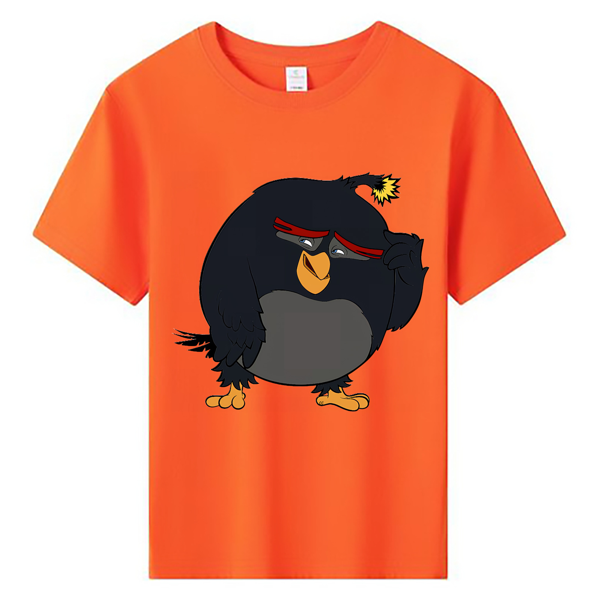（画像用） Angry Birds アングリーバード 綿100％キッズTシャツ（フロントプリント）