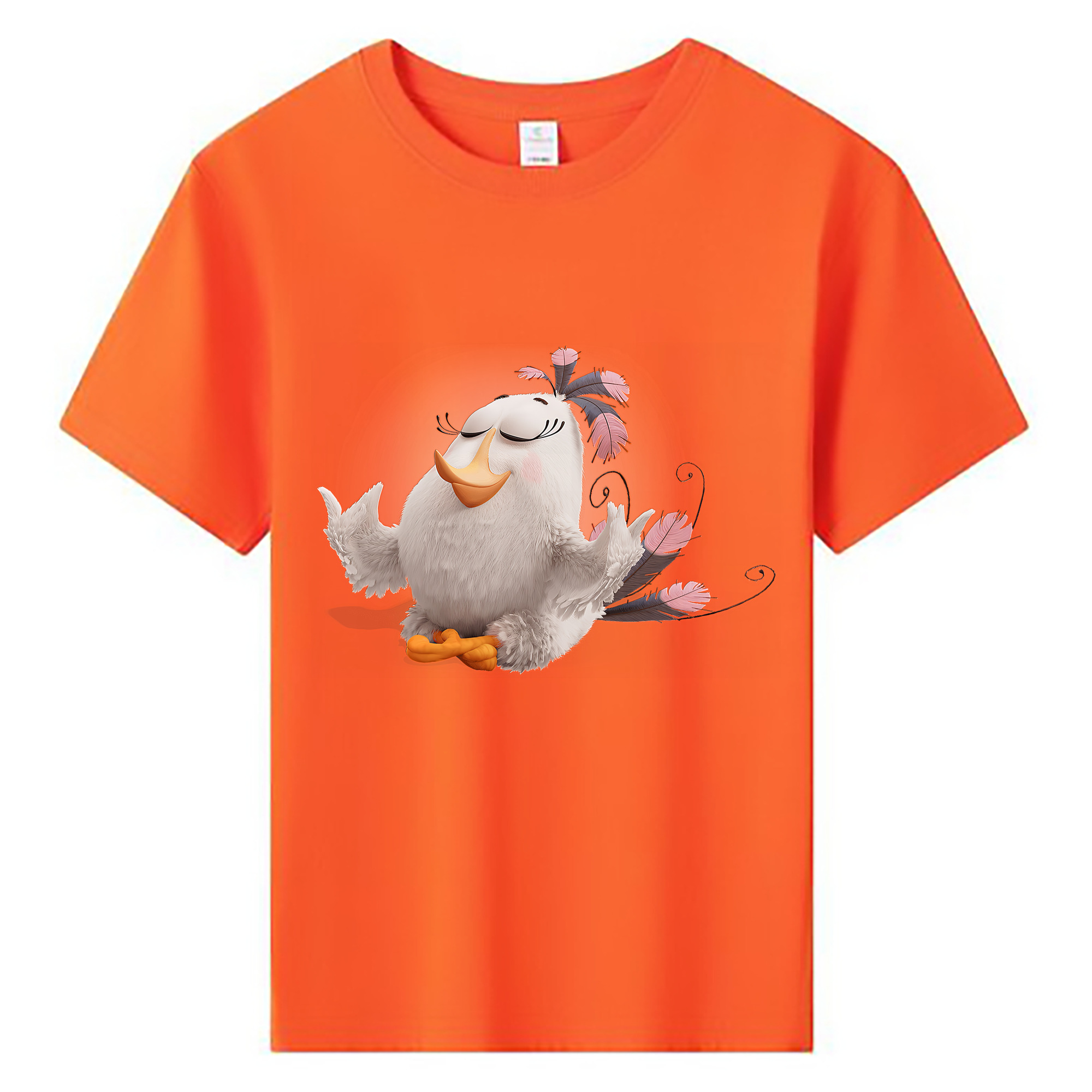 （画像用） Angry Birds アングリーバード 綿100％キッズTシャツ（フロントプリント）