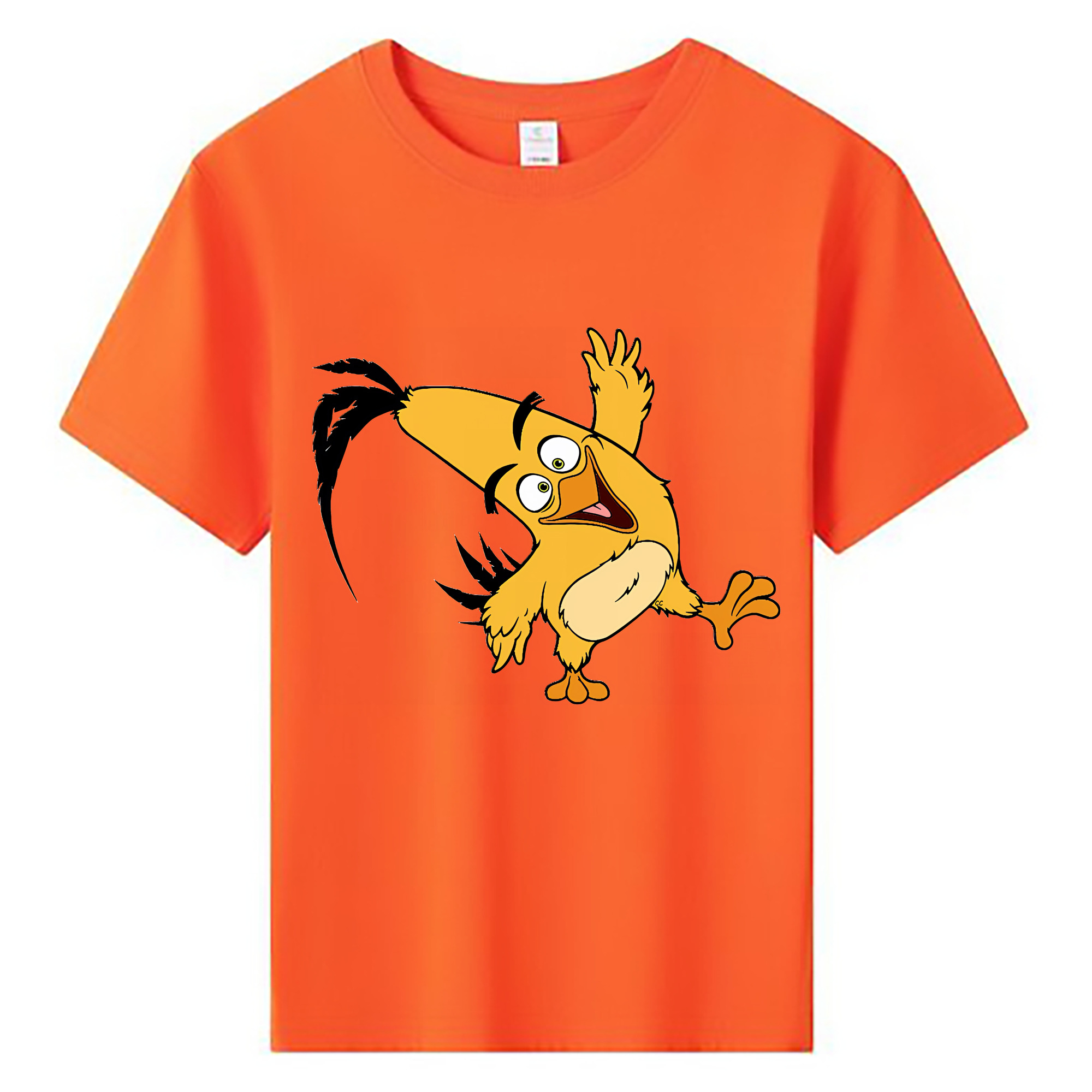 （画像用） Angry Birds アングリーバード 綿100％キッズTシャツ（フロントプリント）