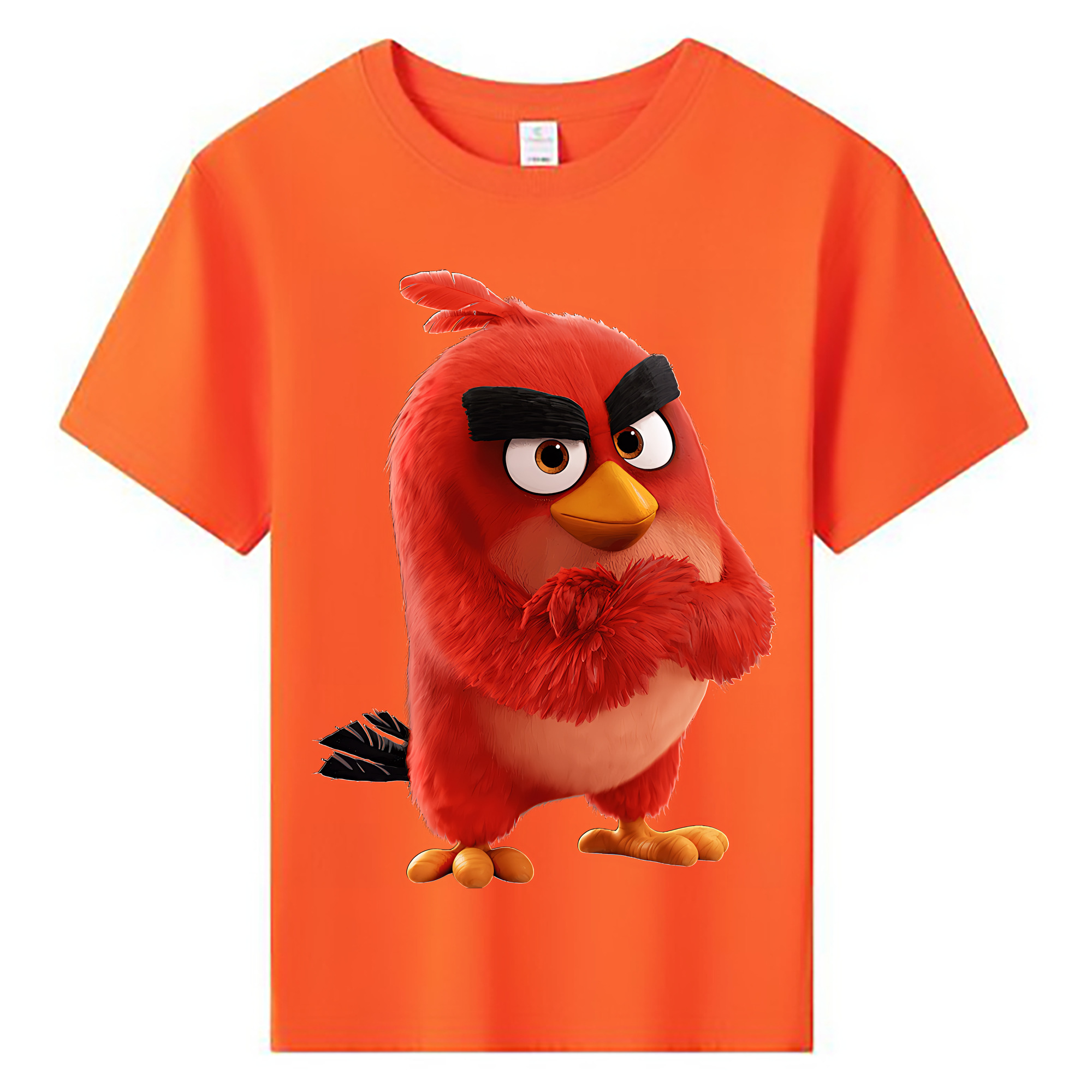 （画像用） Angry Birds アングリーバード 綿100％キッズTシャツ（フロントプリント）