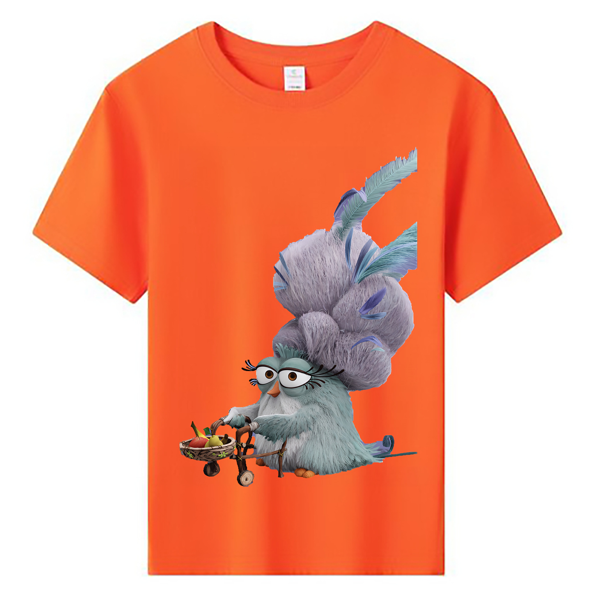 （画像用） Angry Birds アングリーバード 綿100％キッズTシャツ（フロントプリント）