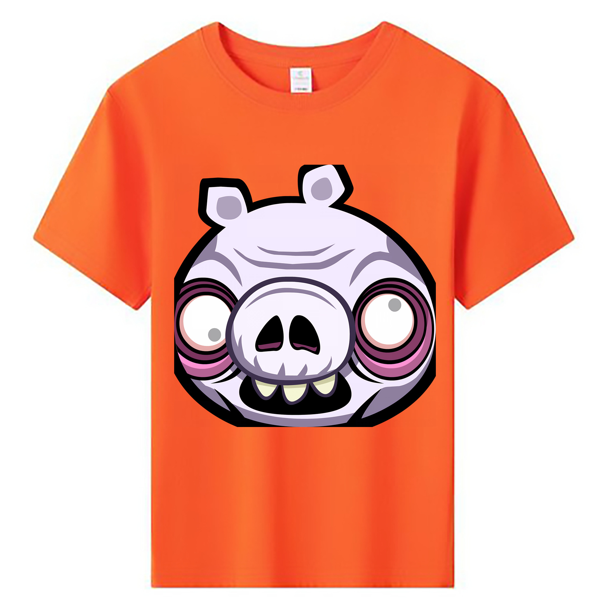 （画像用） Angry Birds アングリーバード 綿100％キッズTシャツ（フロントプリント）