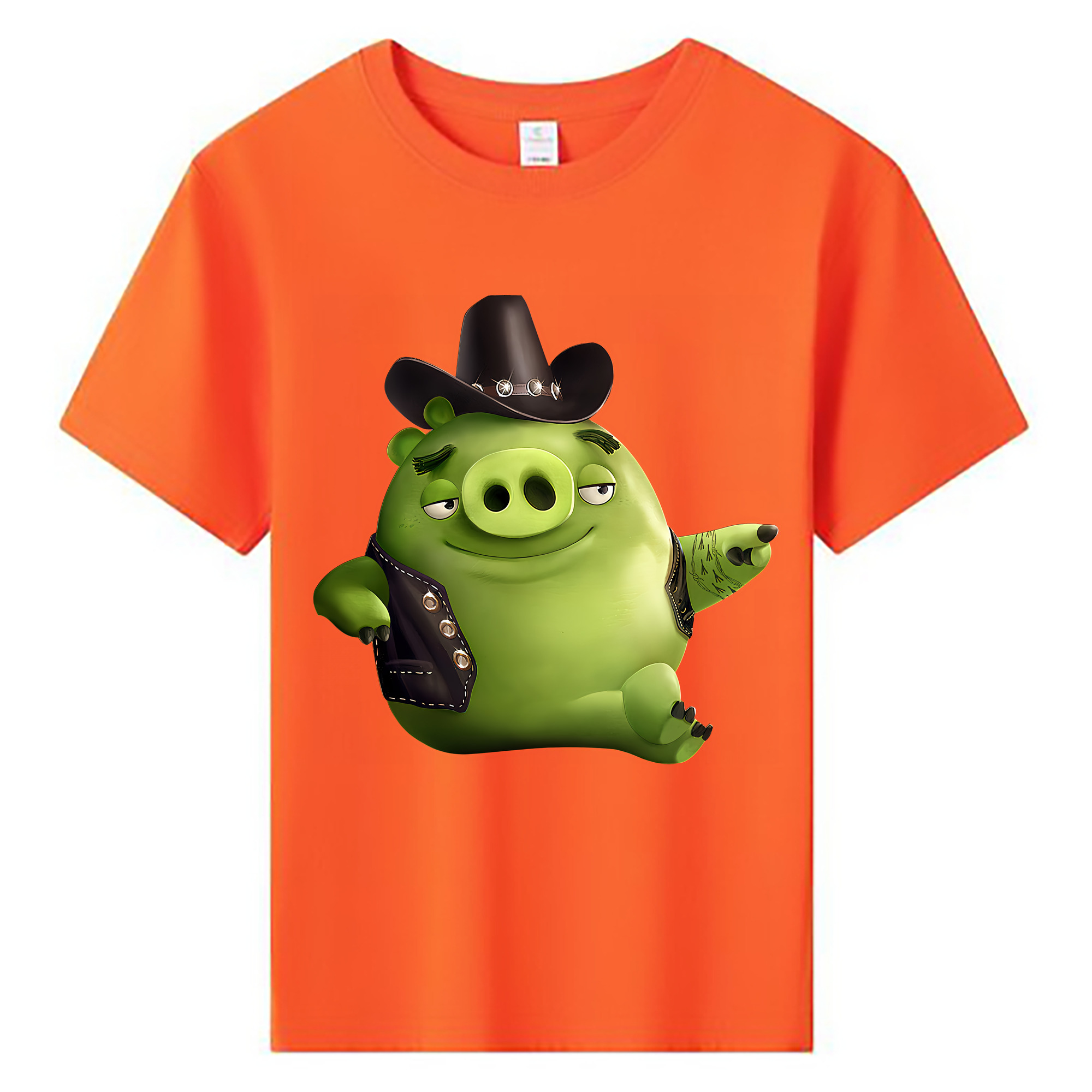 （画像用） Angry Birds アングリーバード 綿100％キッズTシャツ（フロントプリント）