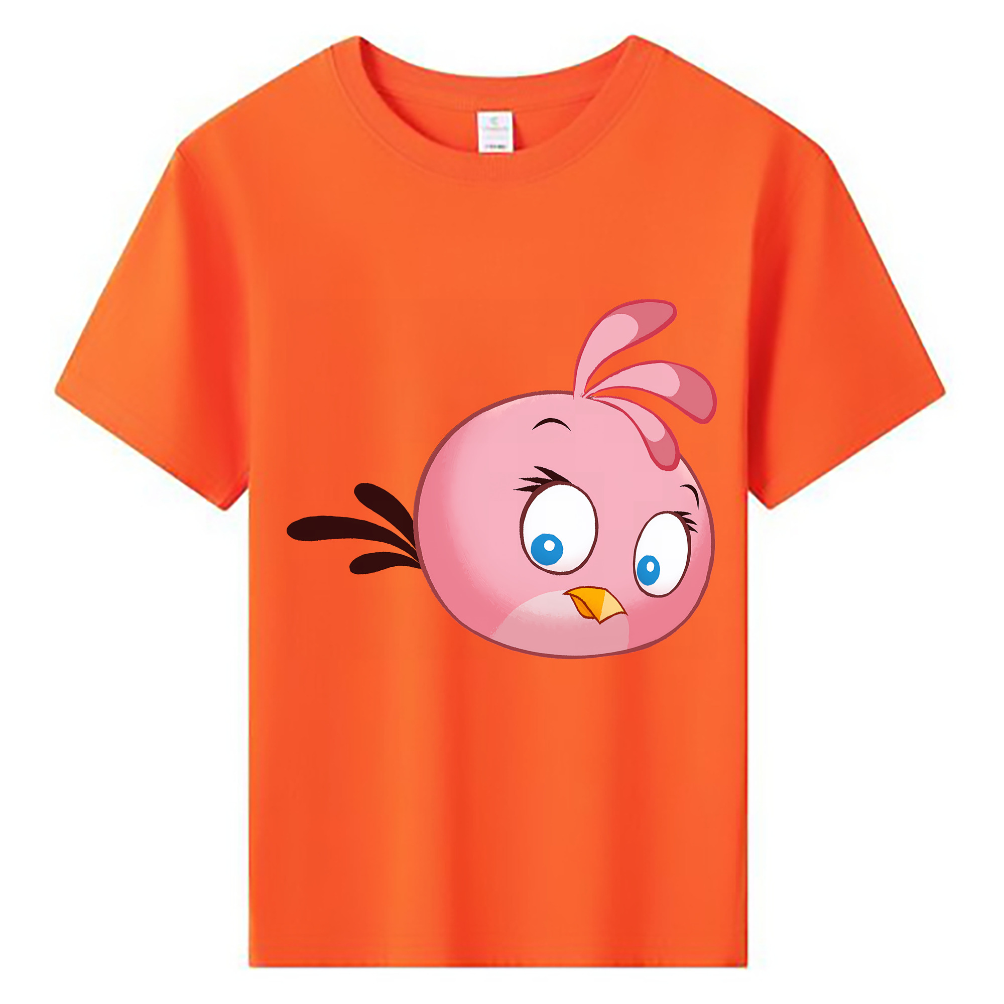 （画像用） Angry Birds アングリーバード 綿100％キッズTシャツ（フロントプリント）