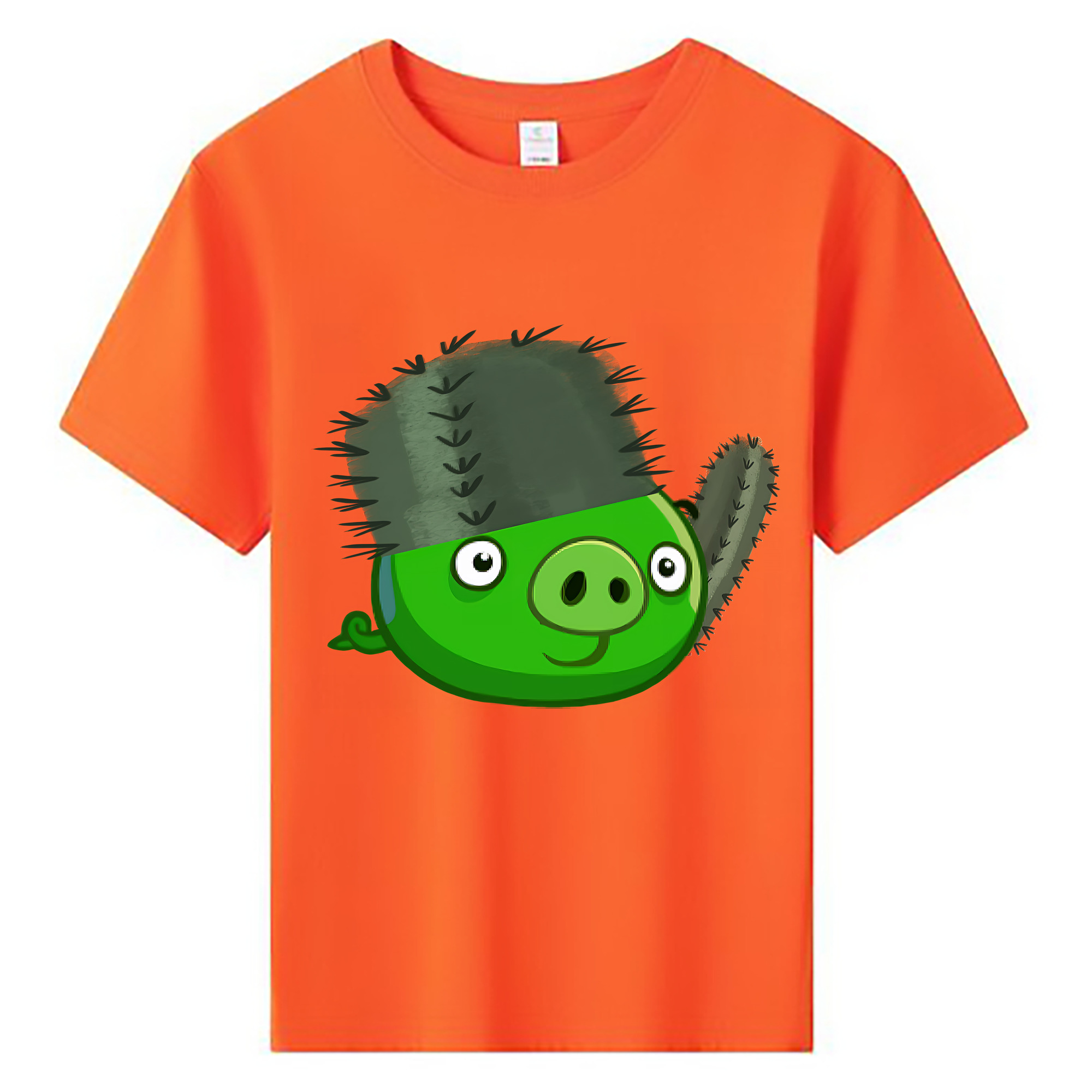 （画像用） Angry Birds アングリーバード 綿100％キッズTシャツ（フロントプリント）