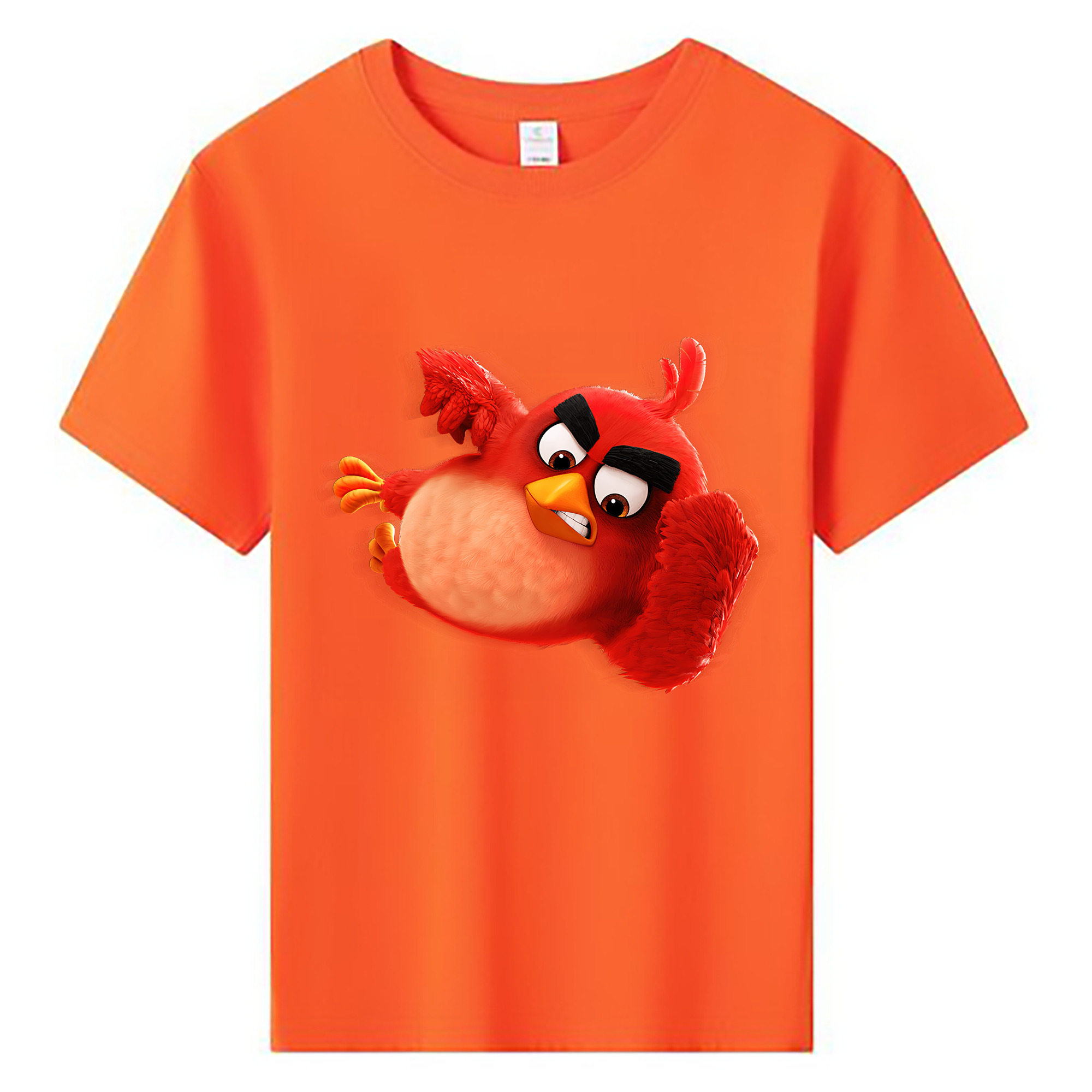 （画像用） Angry Birds アングリーバード 綿100％キッズTシャツ（フロントプリント）