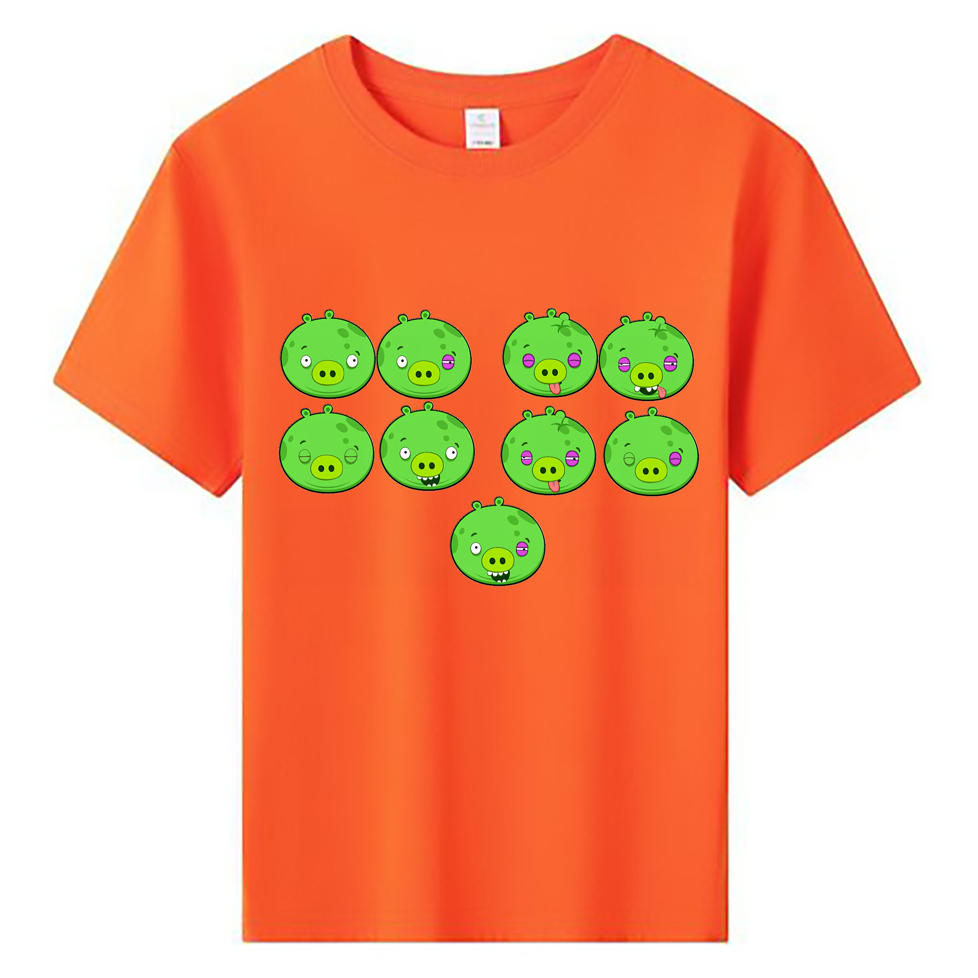（画像用） Angry Birds アングリーバード 綿100％キッズTシャツ（フロントプリント）