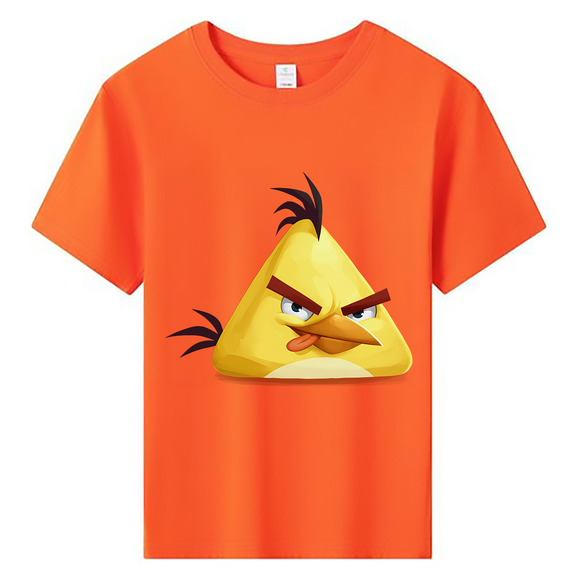 （画像用） Angry Birds アングリーバード 綿100％キッズTシャツ（フロントプリント）