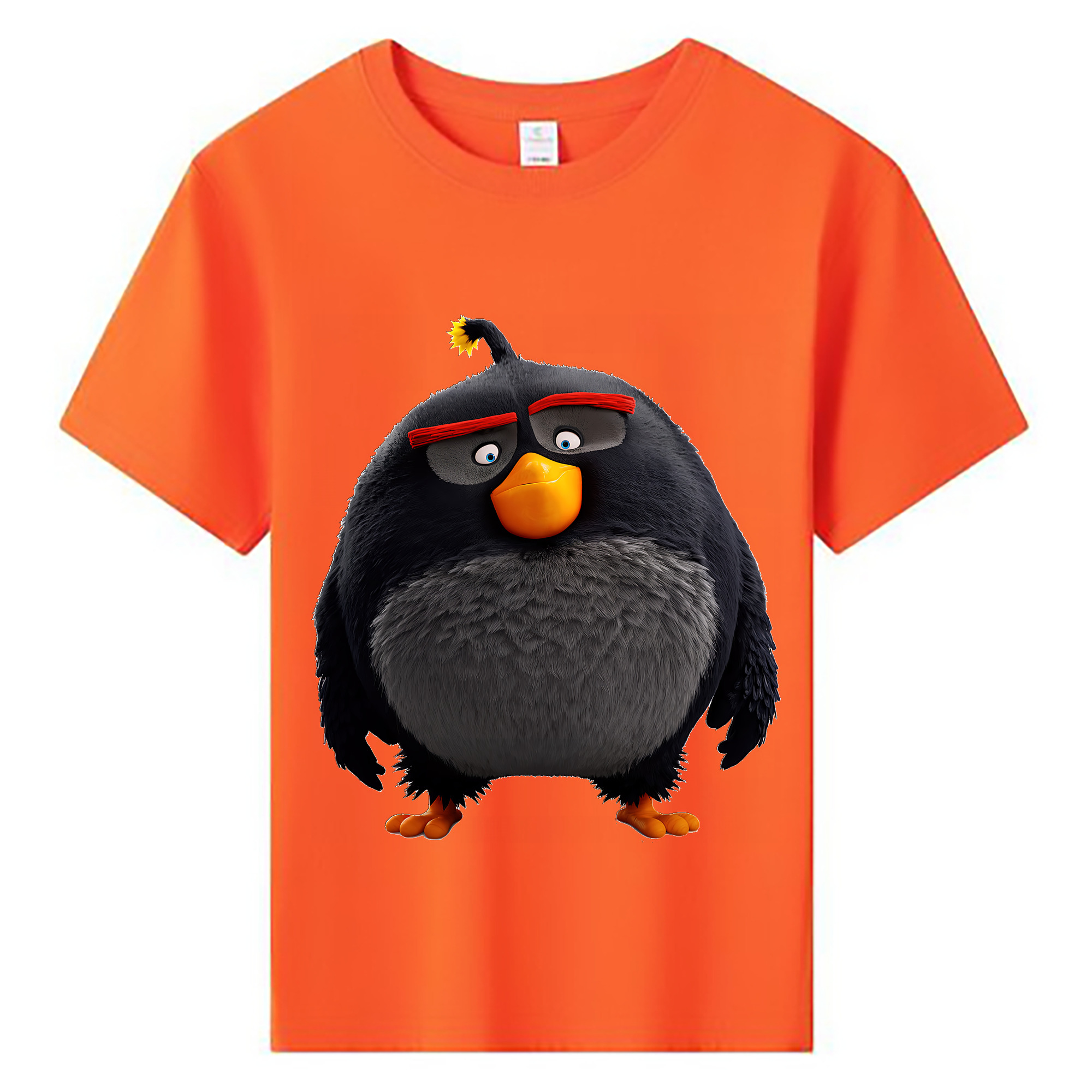 （画像用） Angry Birds アングリーバード 綿100％キッズTシャツ（フロントプリント）