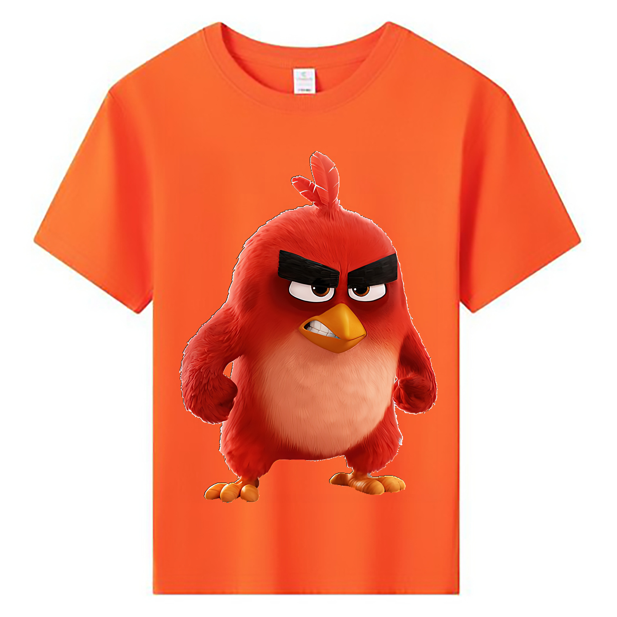 （画像用） Angry Birds アングリーバード 綿100％キッズTシャツ（フロントプリント）