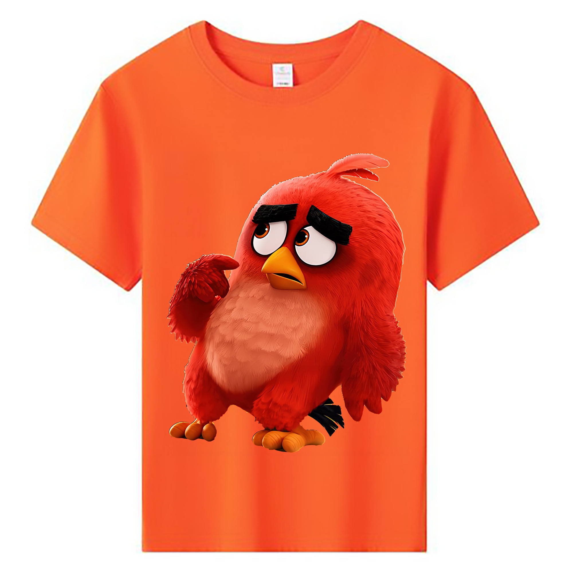 （画像用） Angry Birds アングリーバード 綿100％キッズTシャツ（フロントプリント）