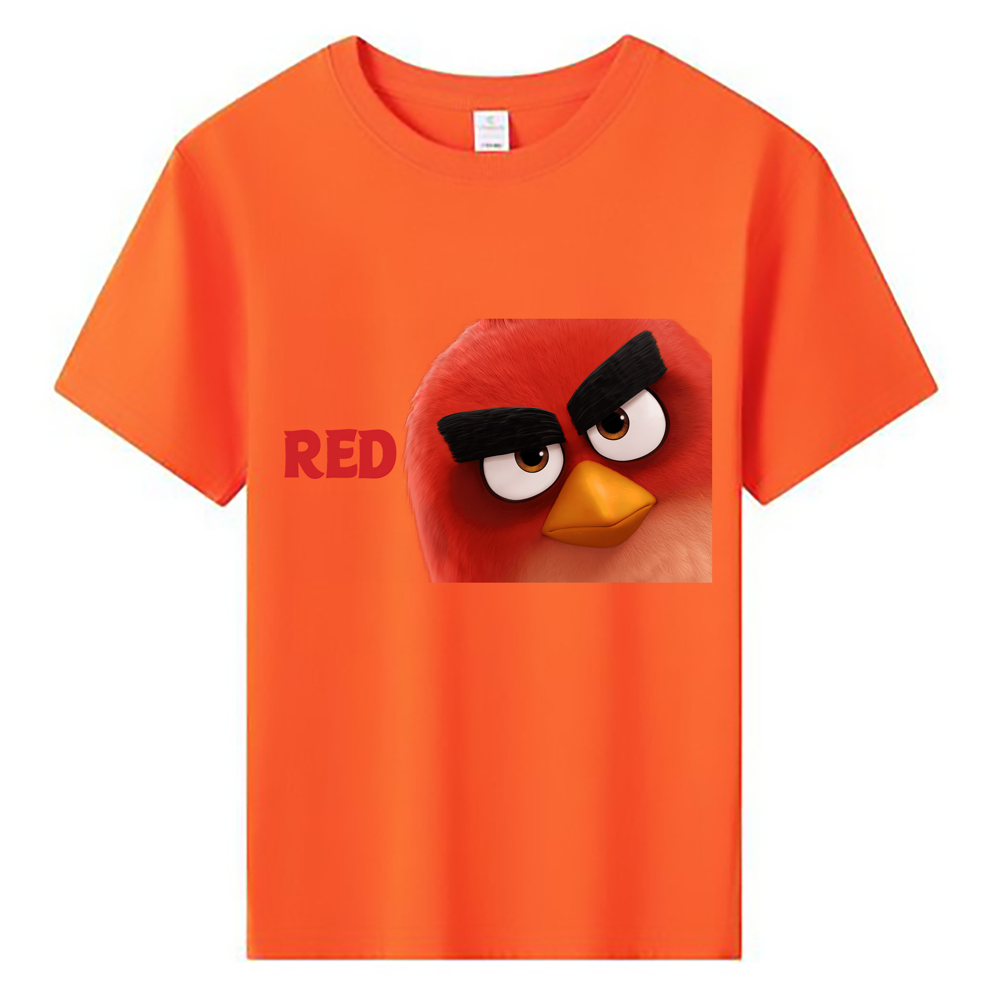 （画像用） Angry Birds アングリーバード 綿100％キッズTシャツ（フロントプリント）