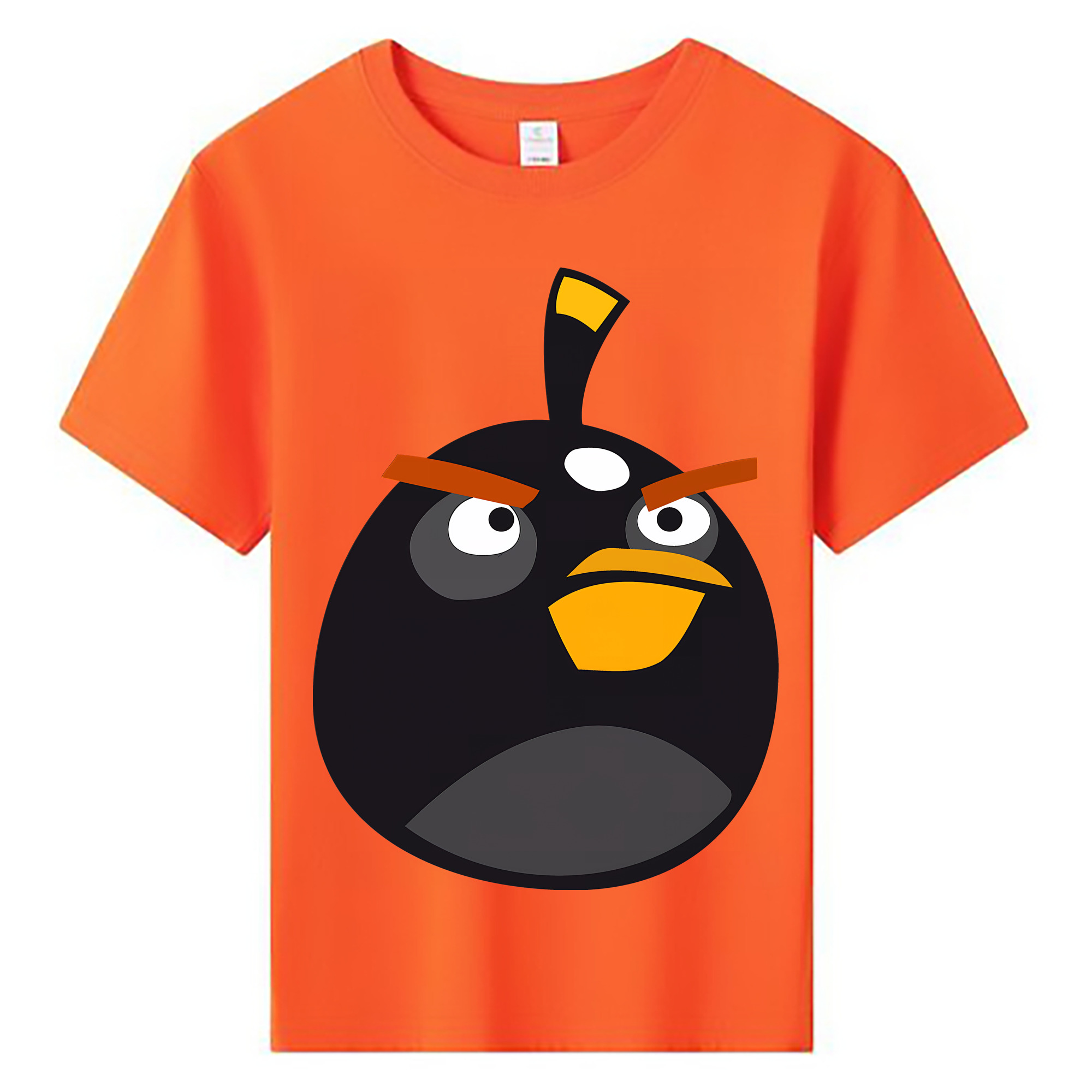 （画像用） Angry Birds アングリーバード 綿100％キッズTシャツ（フロントプリント）