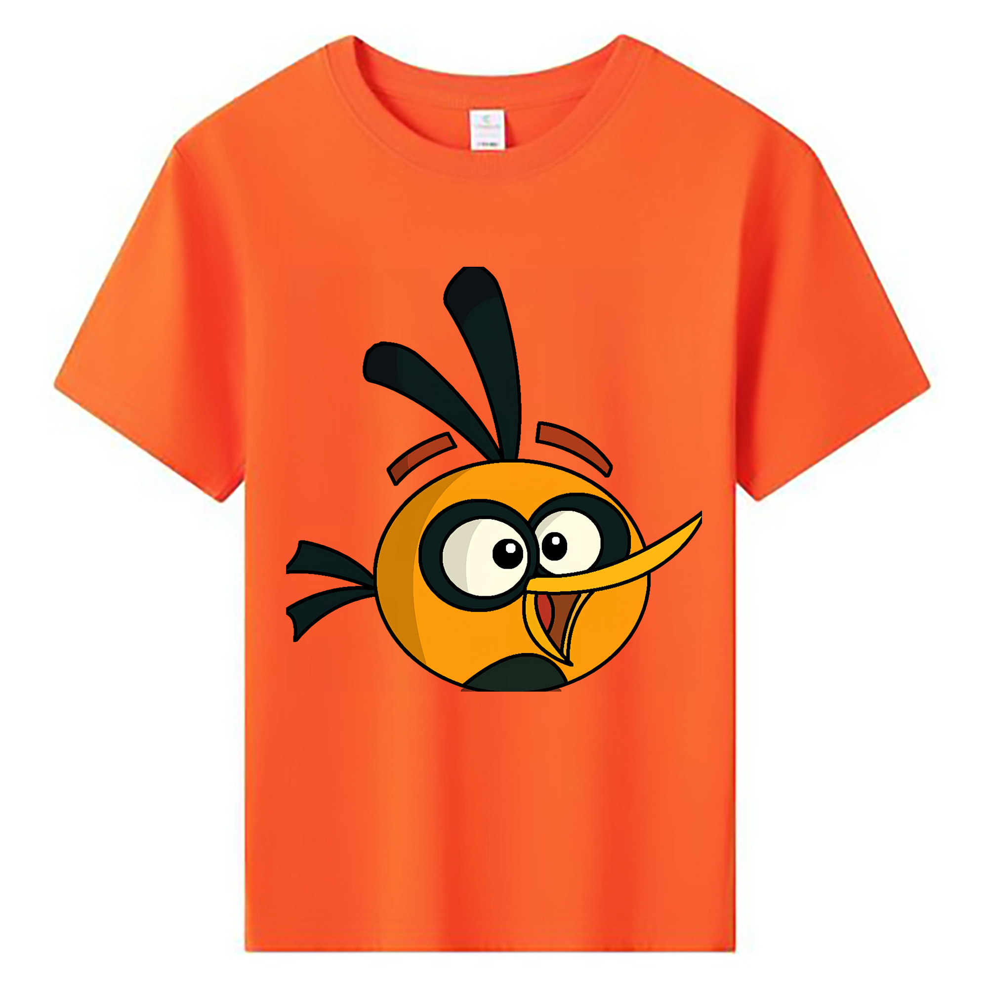 （画像用） Angry Birds アングリーバード 綿100％キッズTシャツ（フロントプリント）
