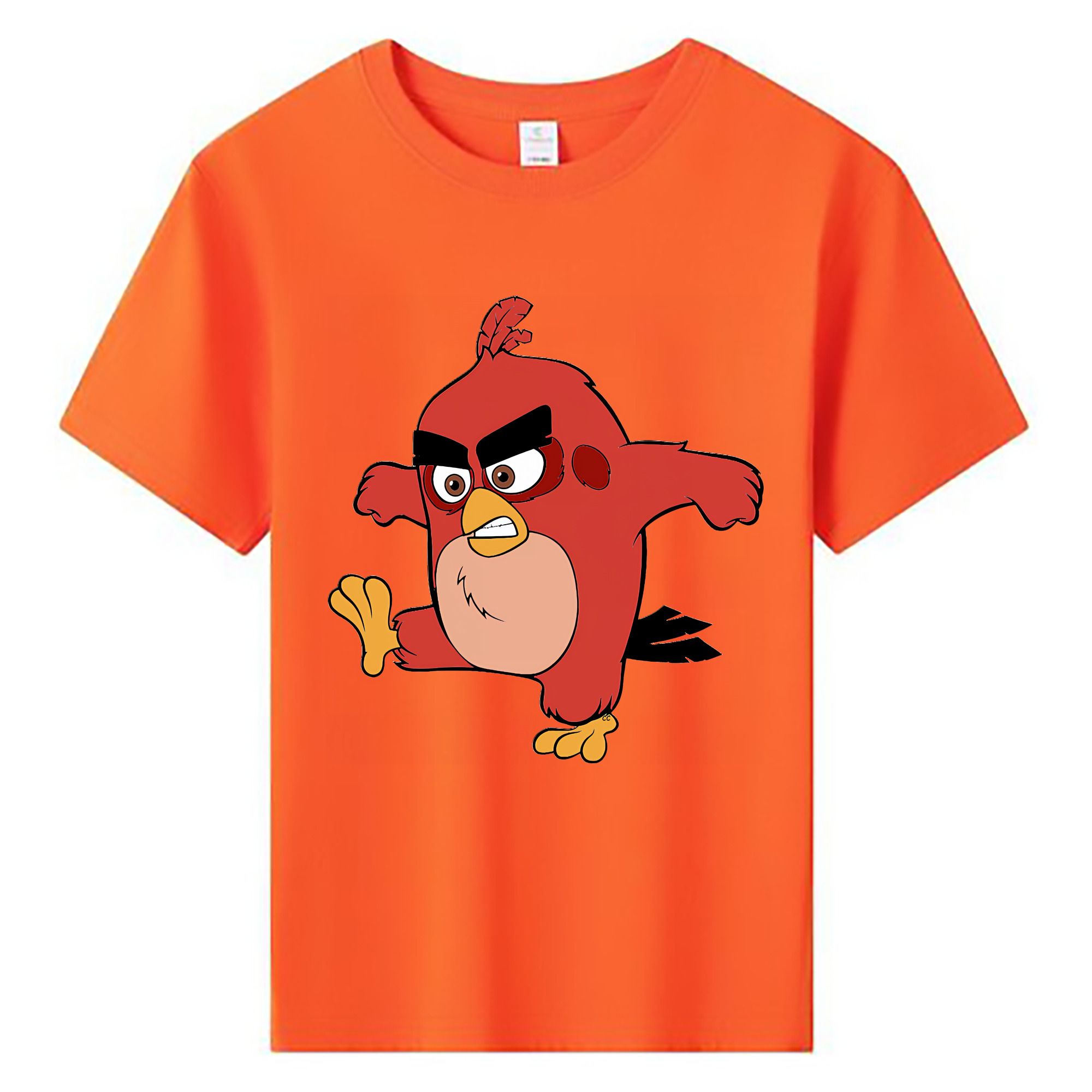 （画像用） Angry Birds アングリーバード 綿100％キッズTシャツ（フロントプリント）