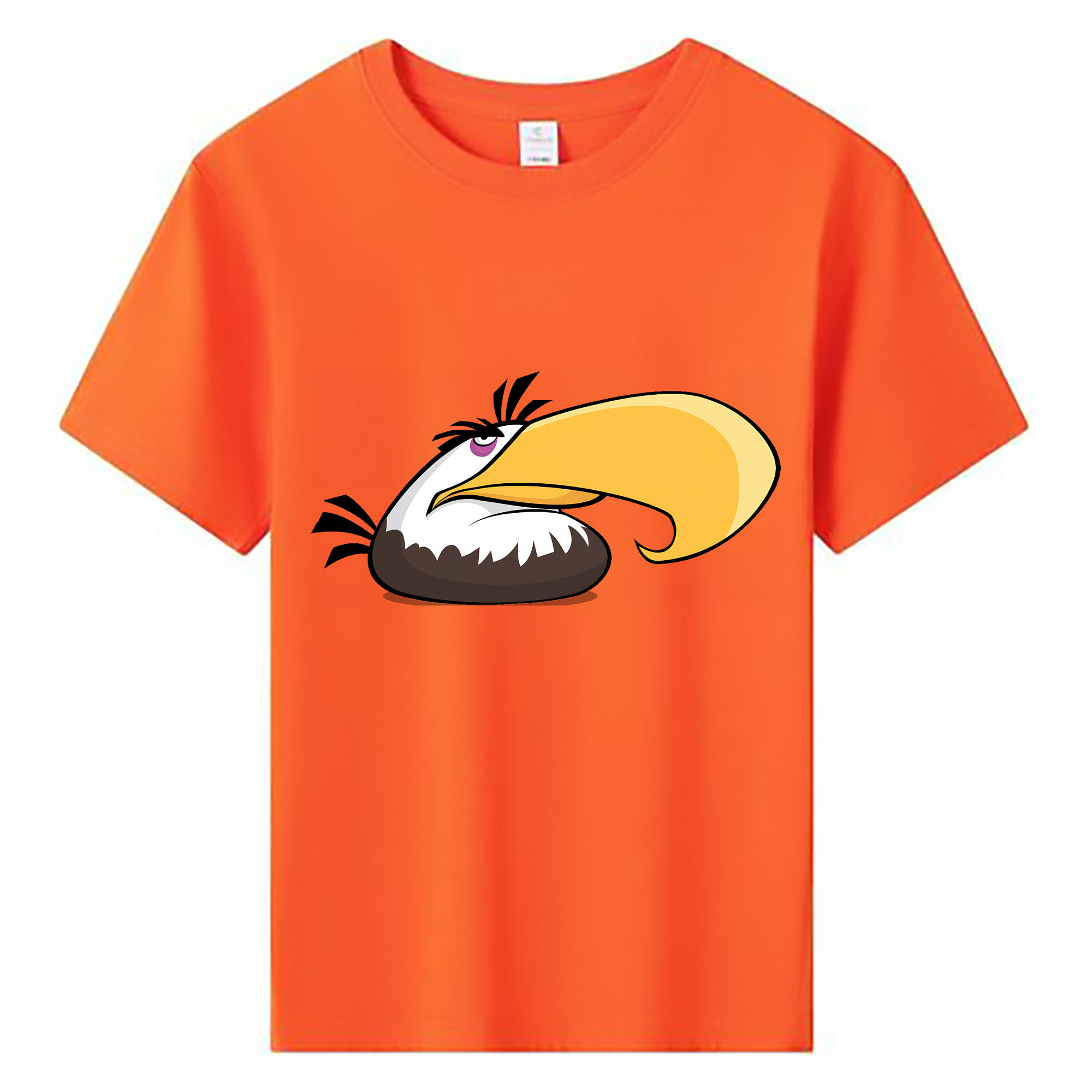 （画像用） Angry Birds アングリーバード 綿100％キッズTシャツ（フロントプリント）