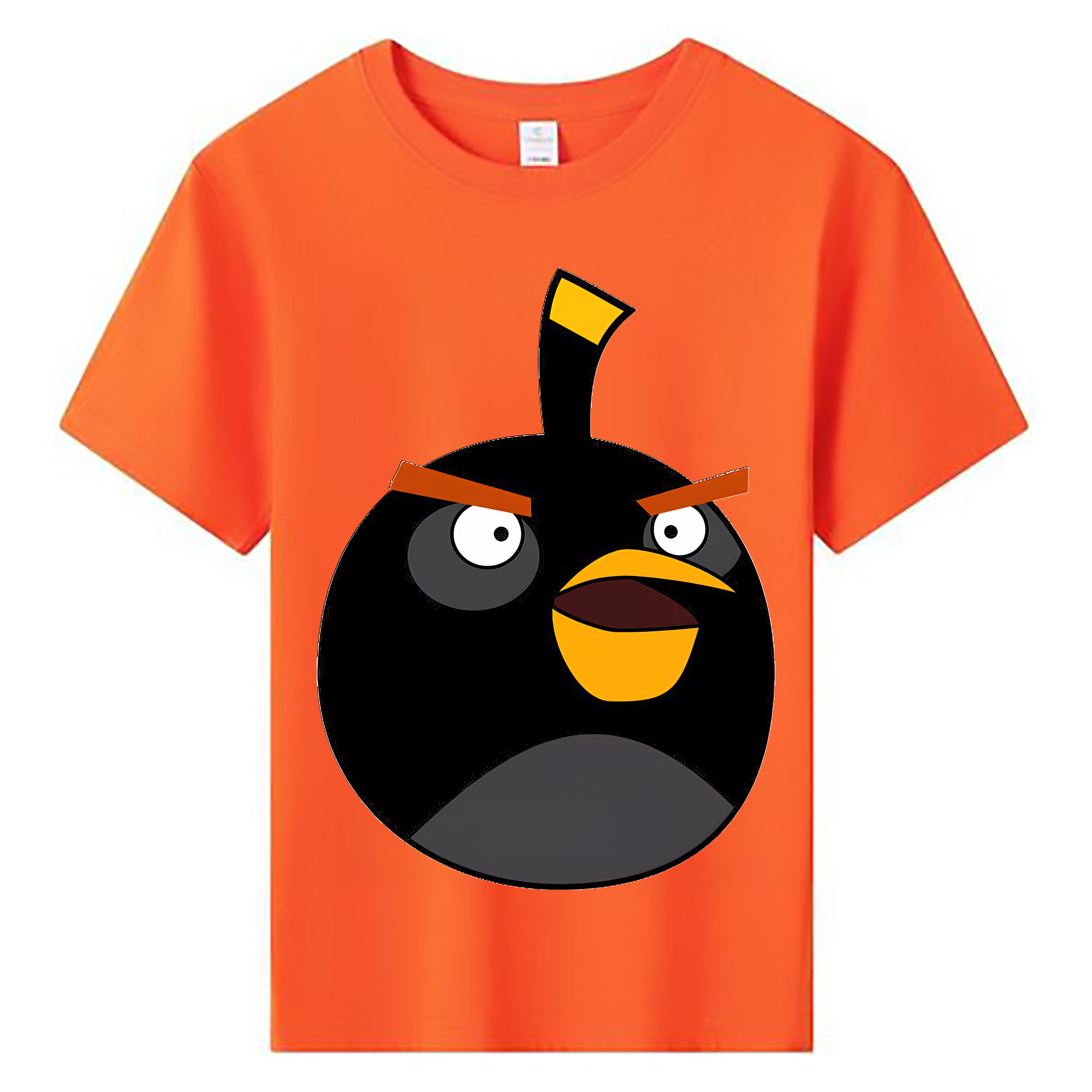 （画像用） Angry Birds アングリーバード 綿100％キッズTシャツ（フロントプリント）