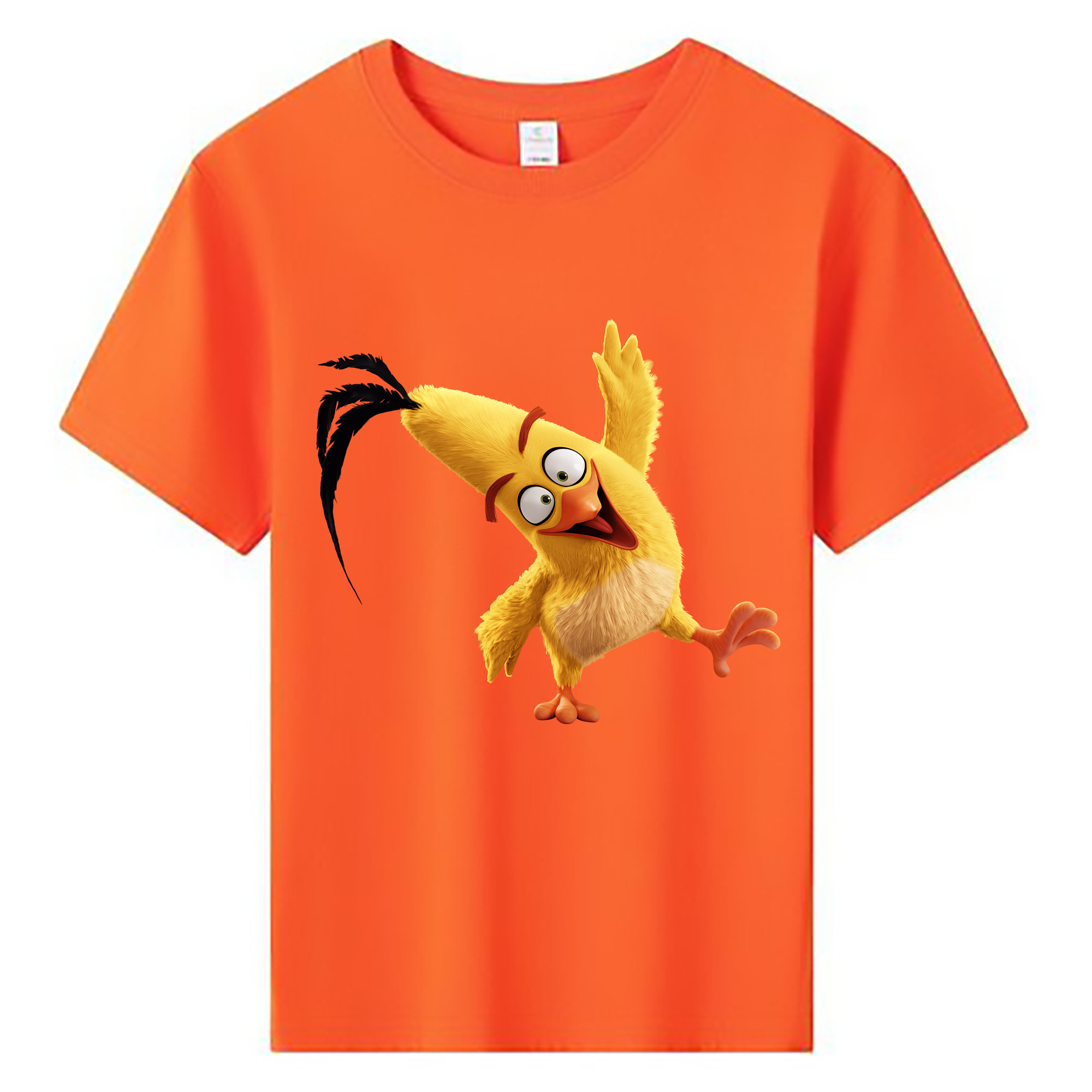 （画像用） Angry Birds アングリーバード 綿100％キッズTシャツ（フロントプリント）