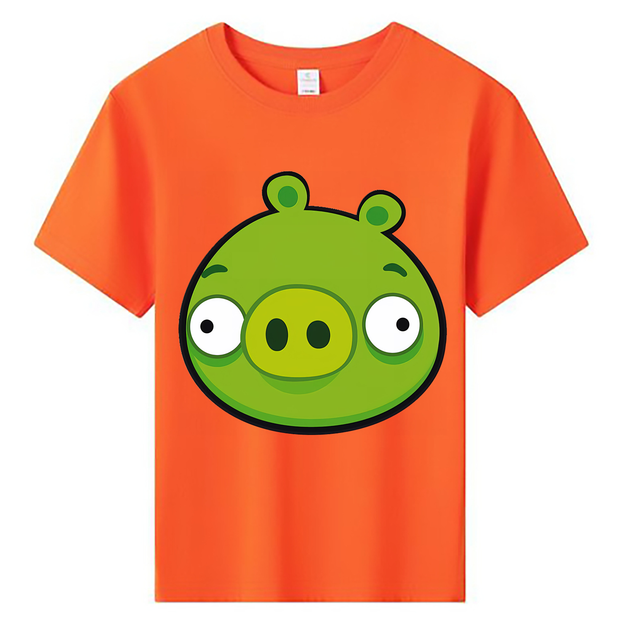 （画像用） Angry Birds アングリーバード 綿100％キッズTシャツ（フロントプリント）