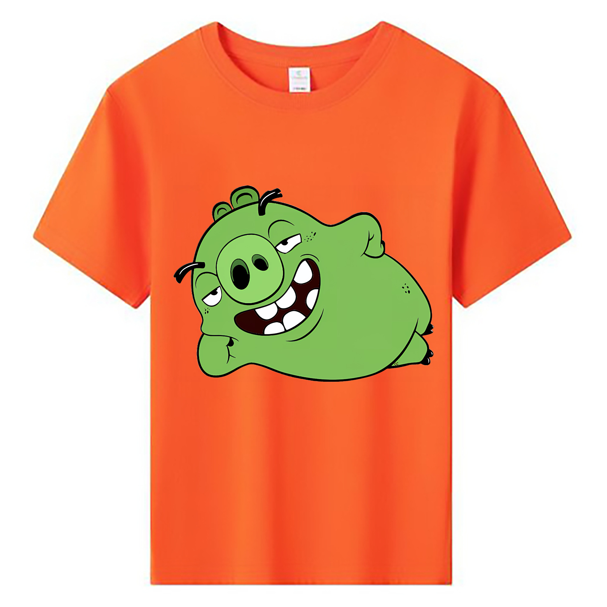 （画像用） Angry Birds アングリーバード 綿100％キッズTシャツ（フロントプリント）