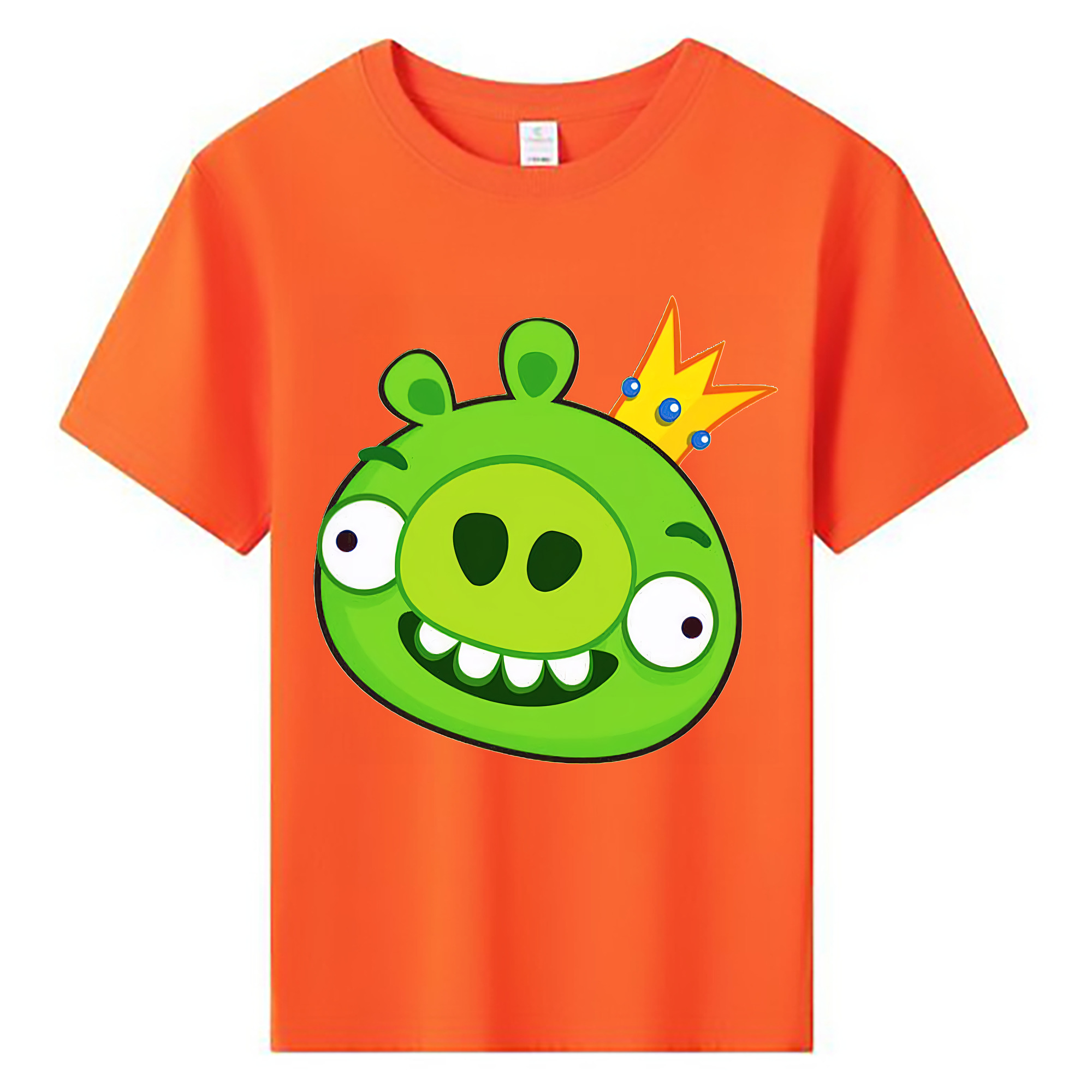 （画像用） Angry Birds アングリーバード 綿100％キッズTシャツ（フロントプリント）
