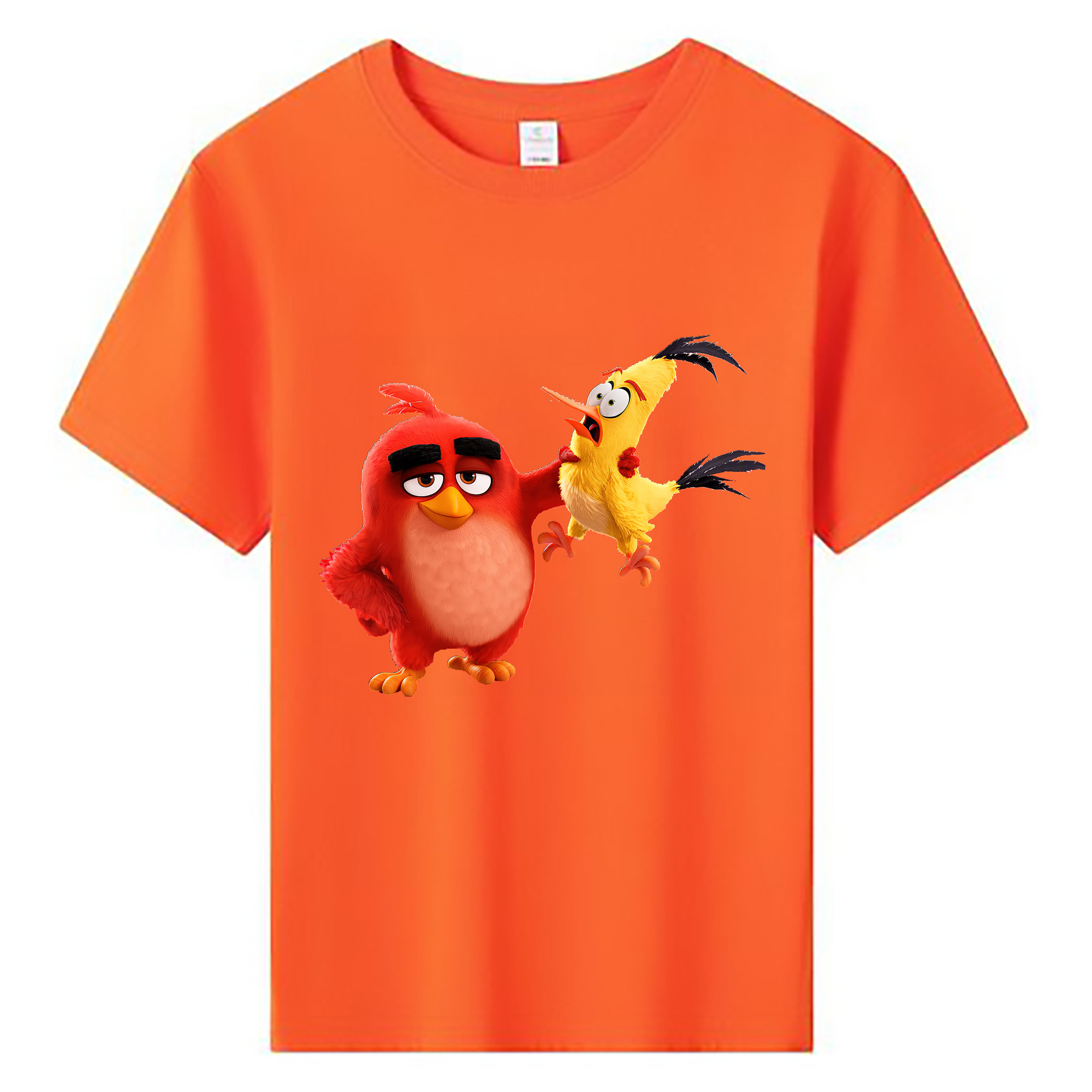 （画像用） Angry Birds アングリーバード 綿100％キッズTシャツ（フロントプリント）