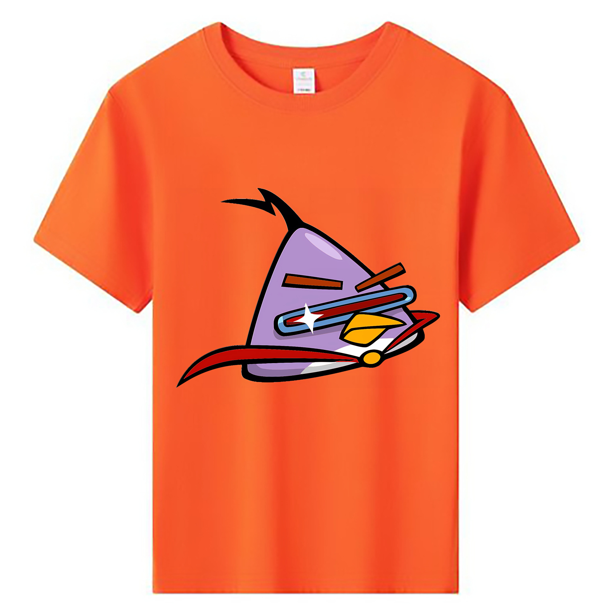 （画像用） Angry Birds アングリーバード 綿100％キッズTシャツ（フロントプリント）