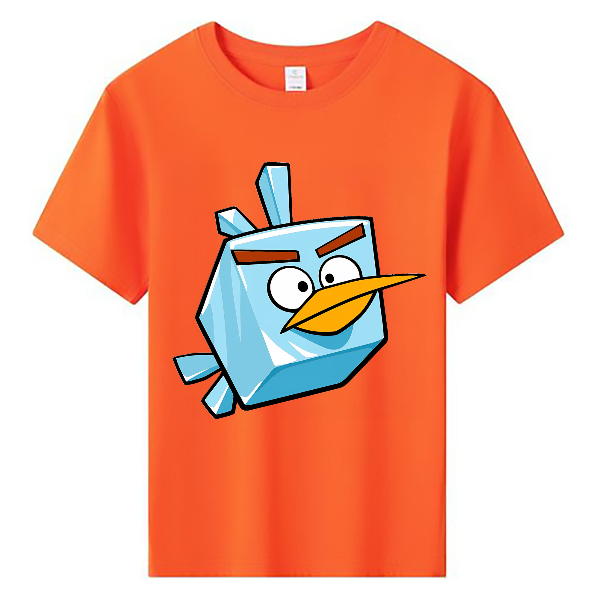 （画像用） Angry Birds アングリーバード 綿100％キッズTシャツ（フロントプリント）