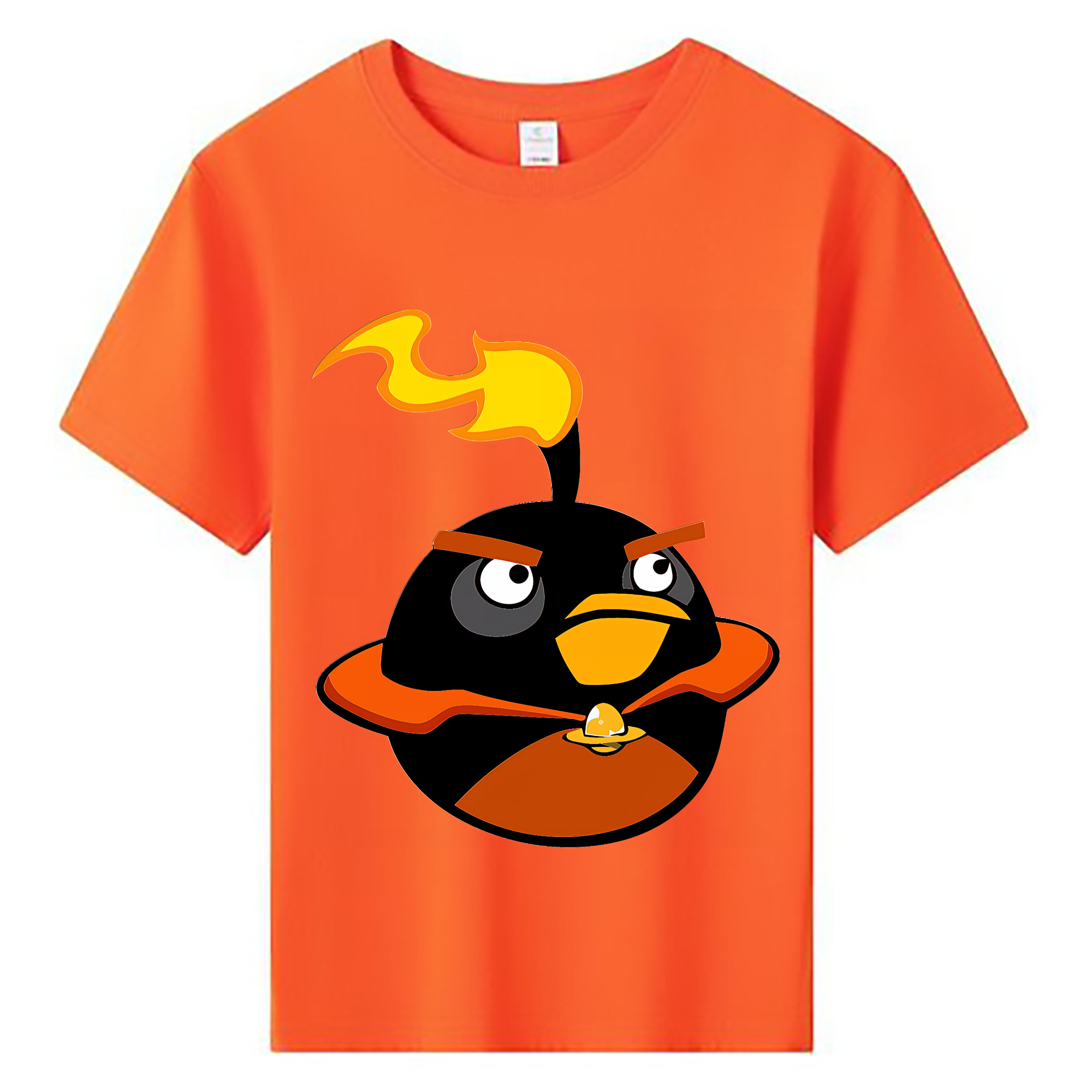 （画像用） Angry Birds アングリーバード 綿100％キッズTシャツ（フロントプリント）