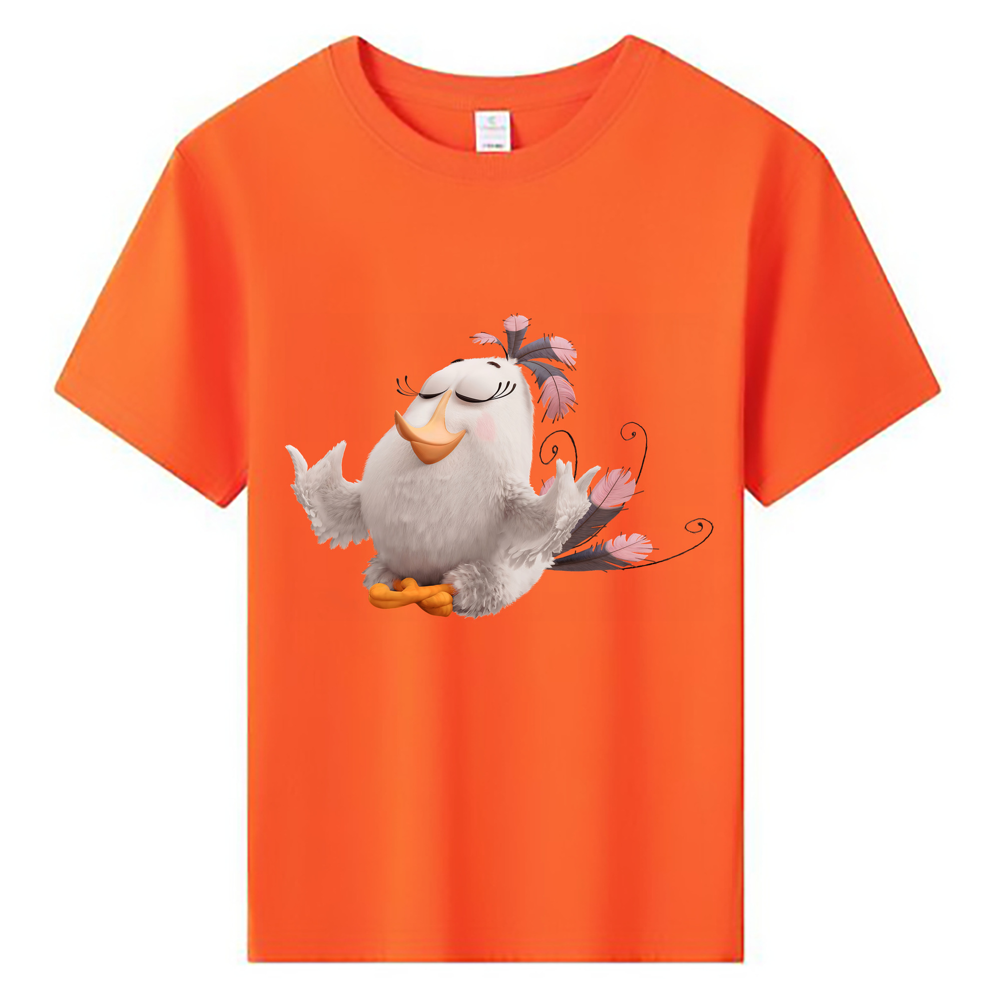 （画像用） Angry Birds アングリーバード 綿100％キッズTシャツ（フロントプリント）