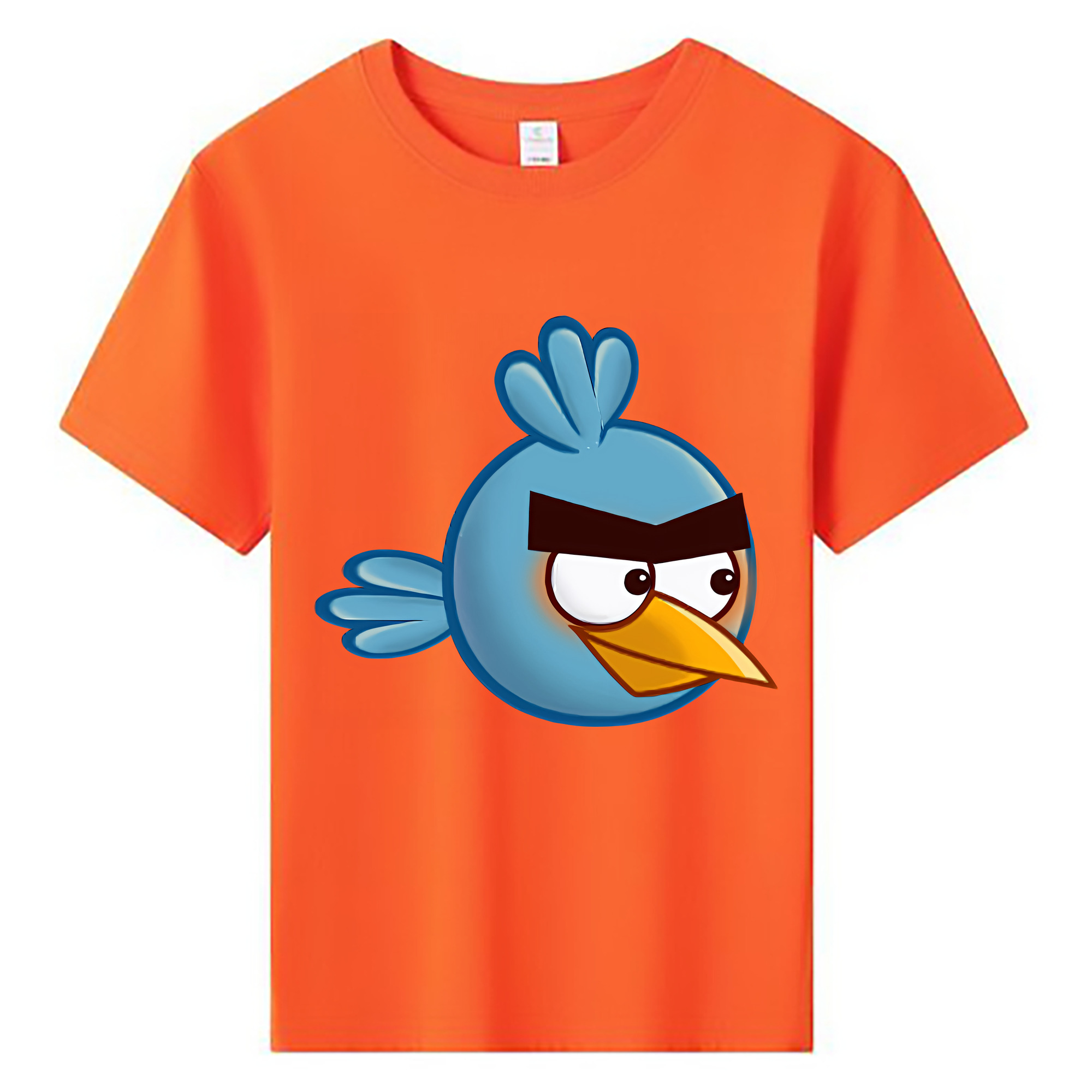 （画像用） Angry Birds アングリーバード 綿100％キッズTシャツ（フロントプリント）
