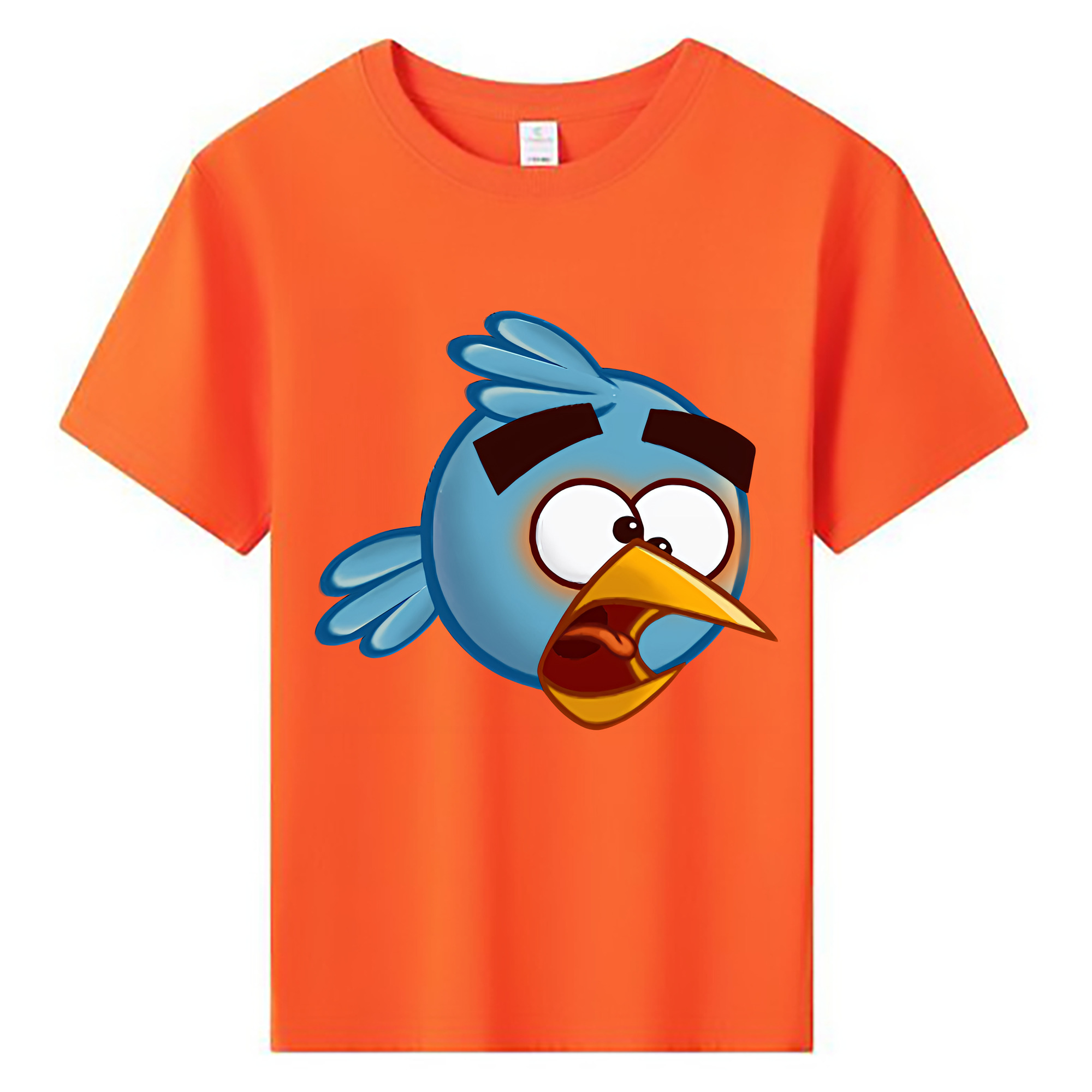 （画像用） Angry Birds アングリーバード 綿100％キッズTシャツ（フロントプリント）