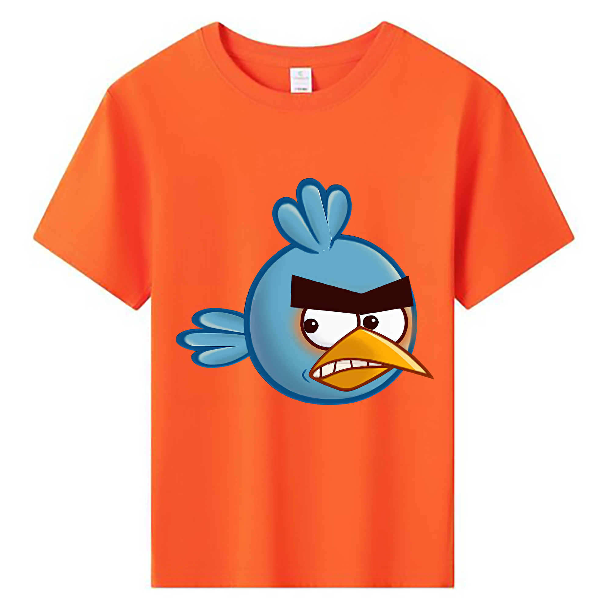 （画像用） Angry Birds アングリーバード 綿100％キッズTシャツ（フロントプリント）