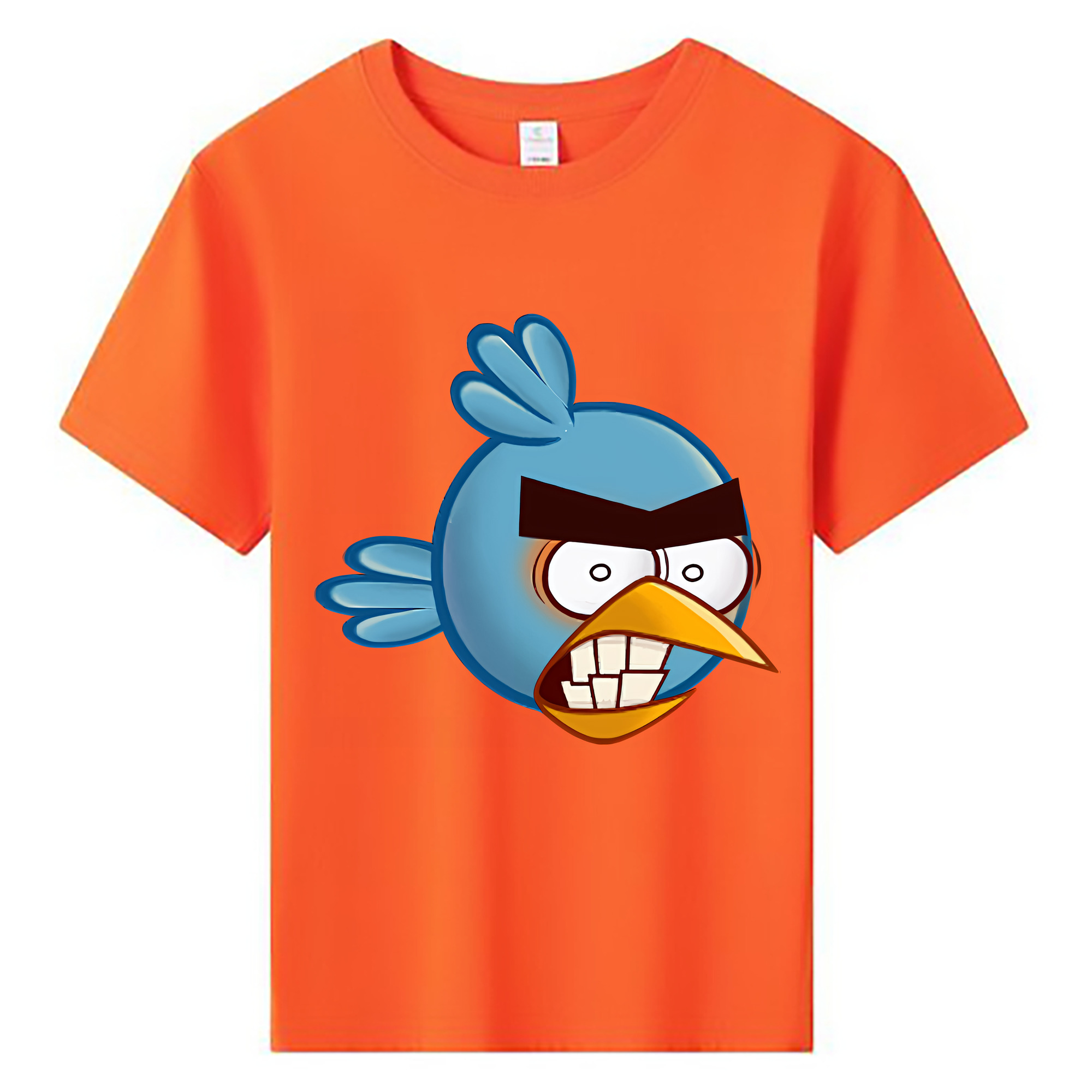 （画像用） Angry Birds アングリーバード 綿100％キッズTシャツ（フロントプリント）