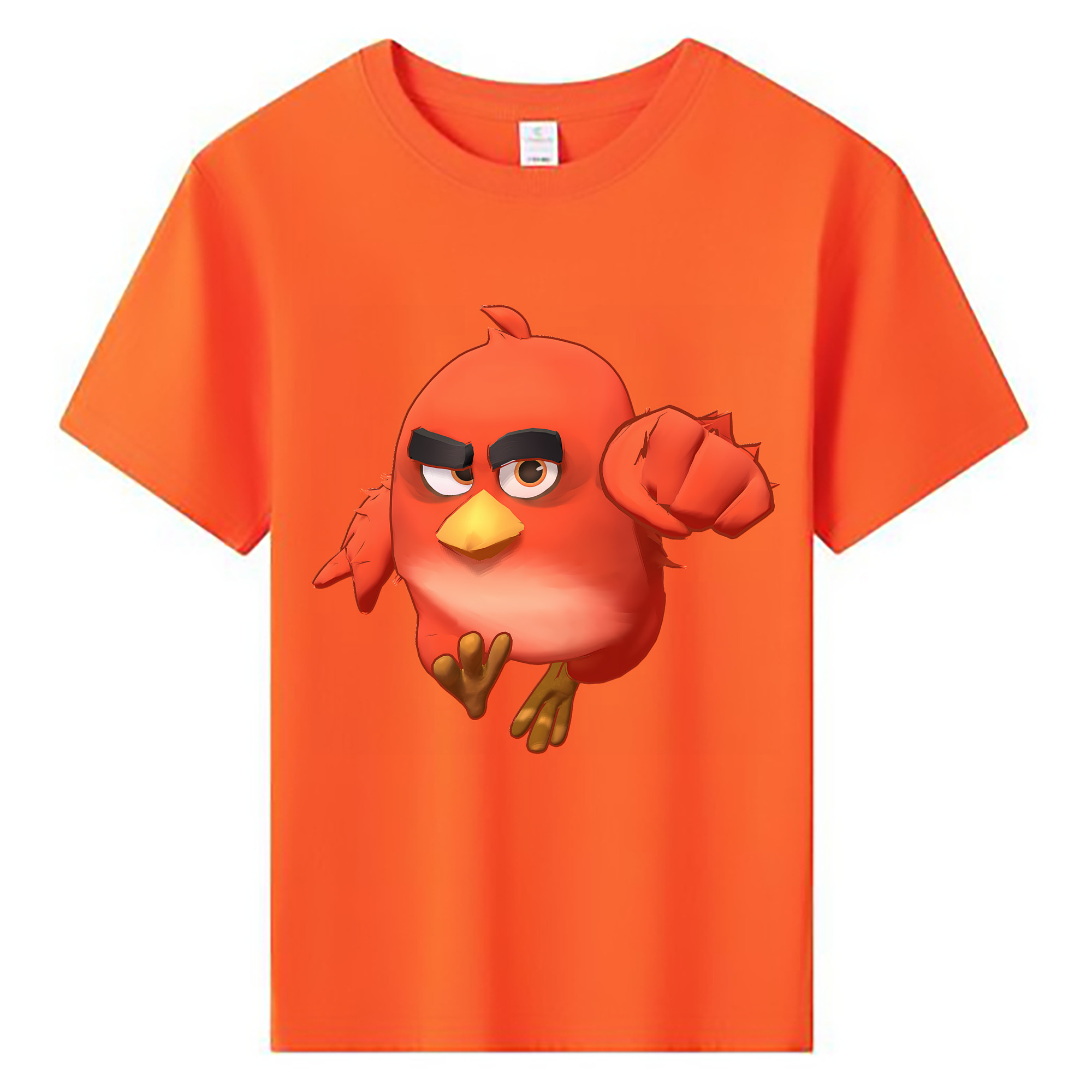 （画像用） Angry Birds アングリーバード 綿100％キッズTシャツ（フロントプリント）