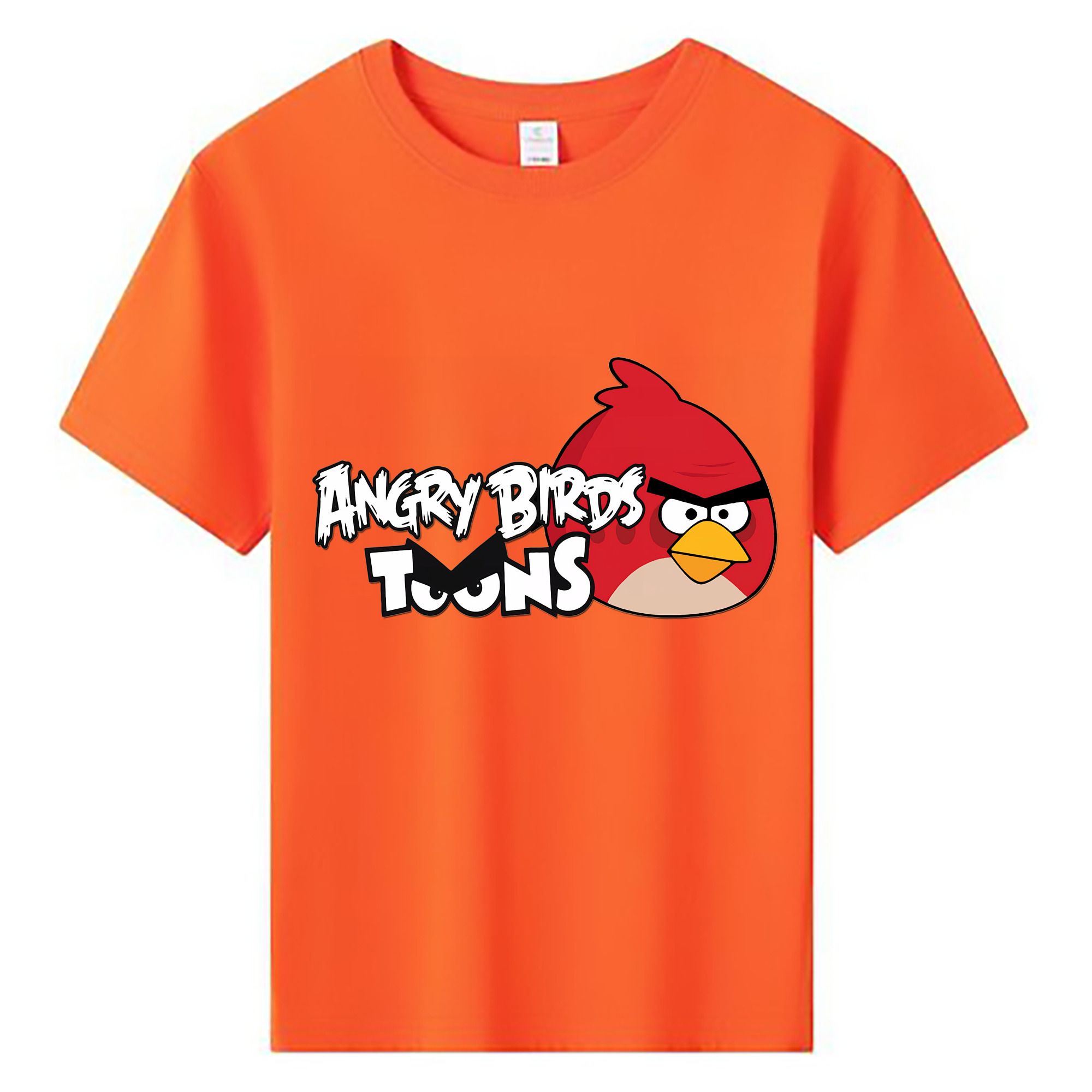 （画像用） Angry Birds アングリーバード 綿100％キッズTシャツ（フロントプリント）
