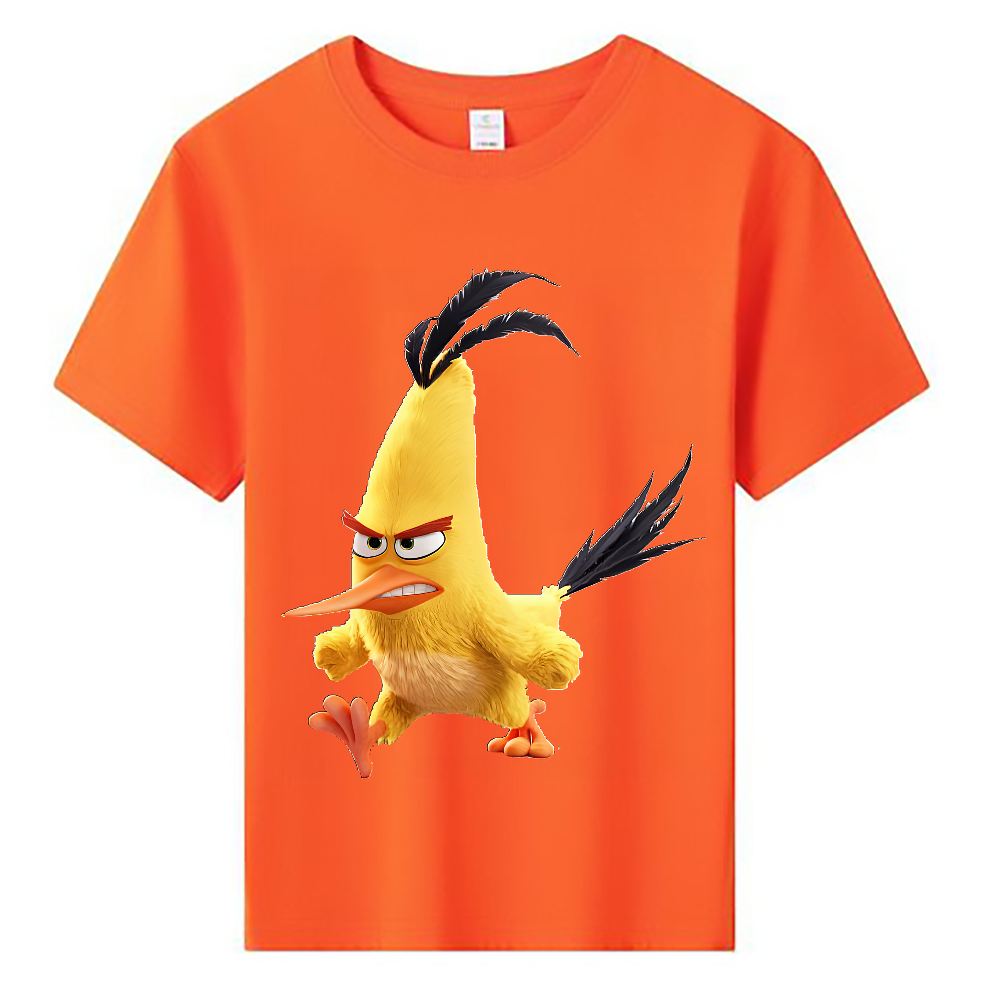 （画像用） Angry Birds アングリーバード 綿100％キッズTシャツ（フロントプリント）