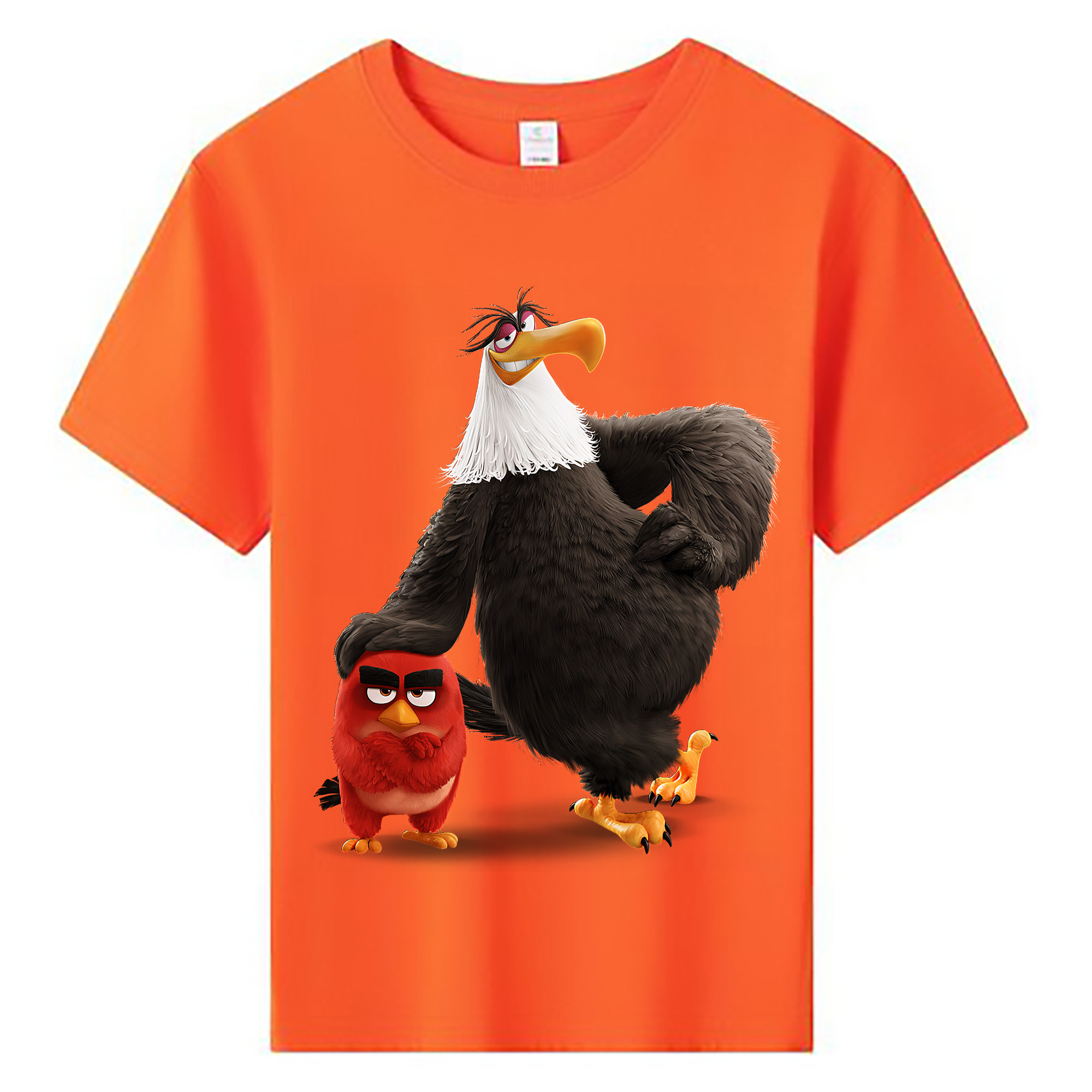 （画像用） Angry Birds アングリーバード 綿100％キッズTシャツ（フロントプリント）