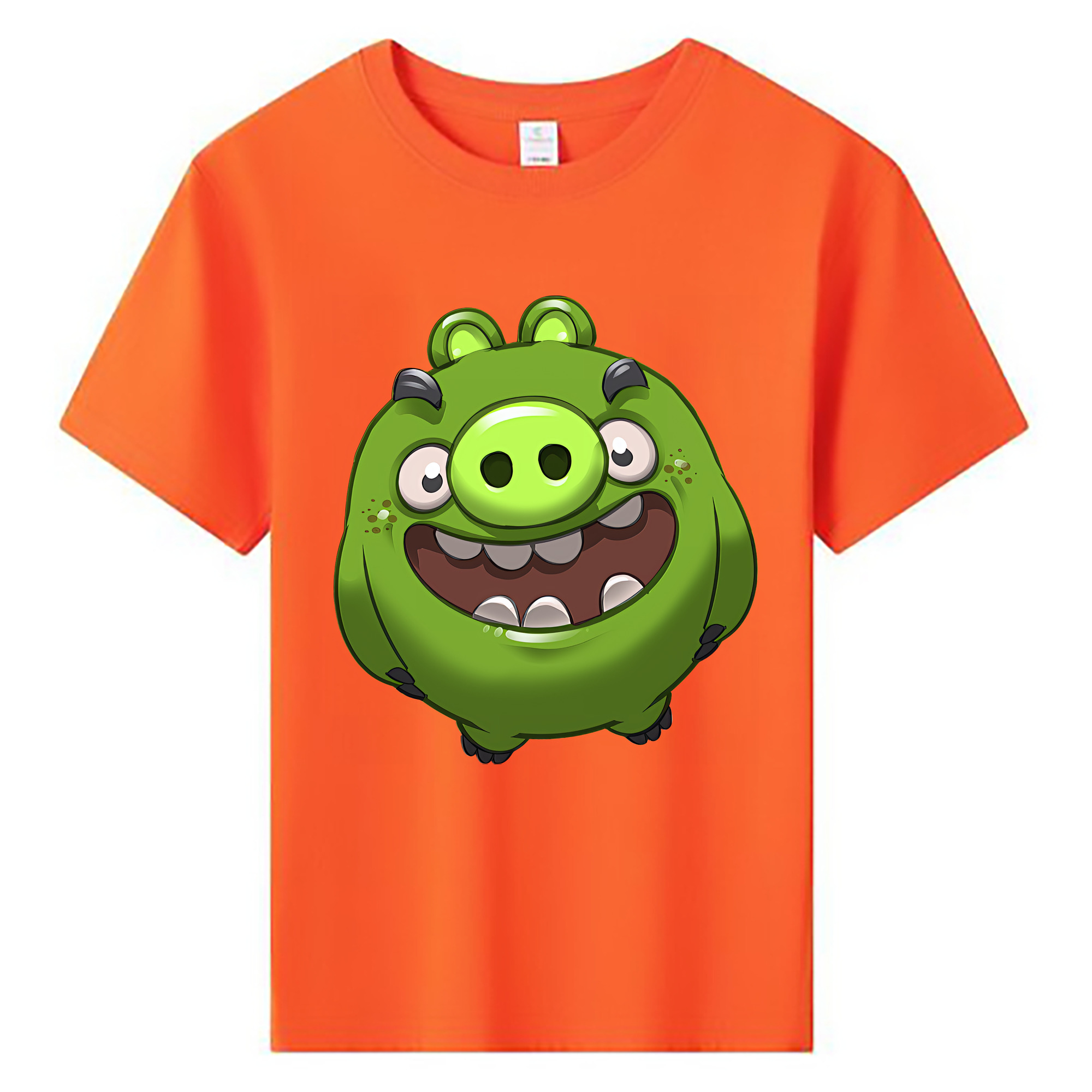 （画像用） Angry Birds アングリーバード 綿100％キッズTシャツ（フロントプリント）