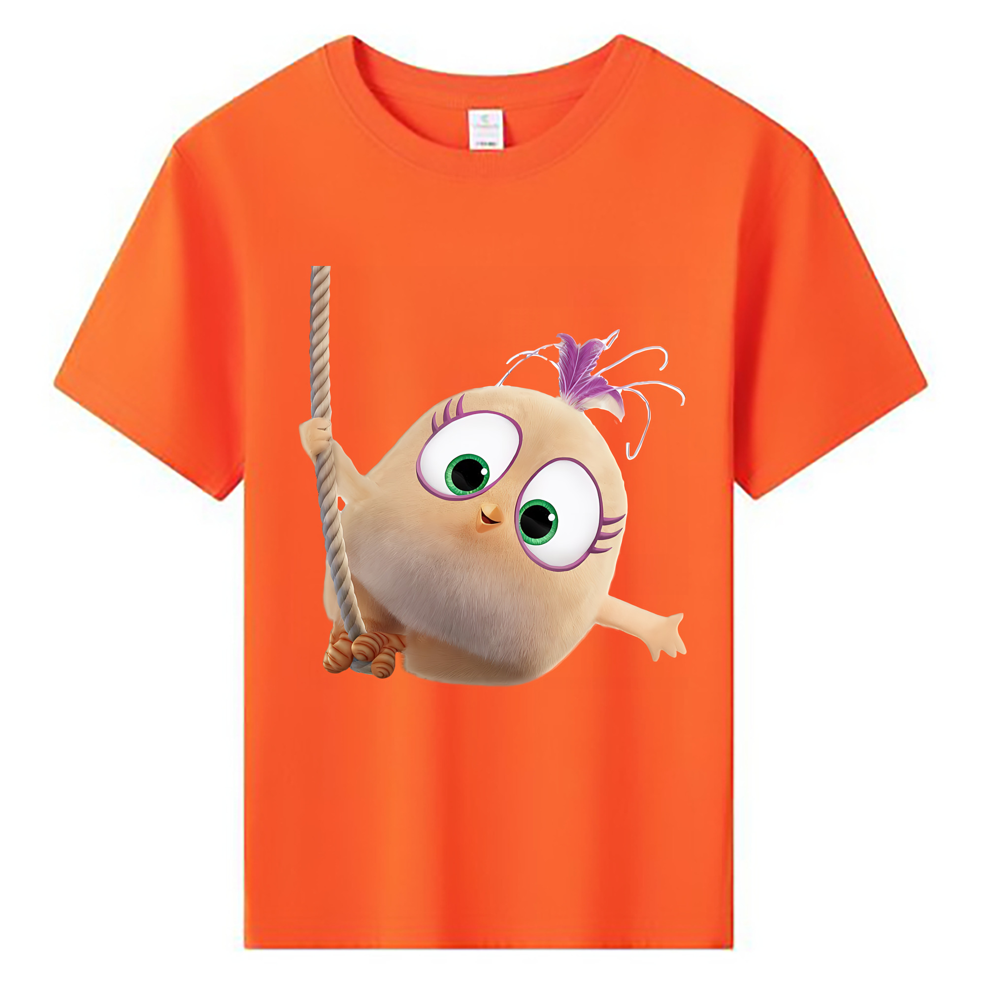 （画像用） Angry Birds アングリーバード 綿100％キッズTシャツ（フロントプリント）