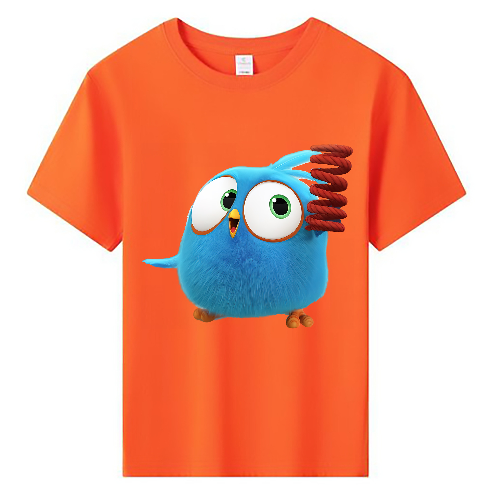 （画像用） Angry Birds アングリーバード 綿100％キッズTシャツ（フロントプリント）