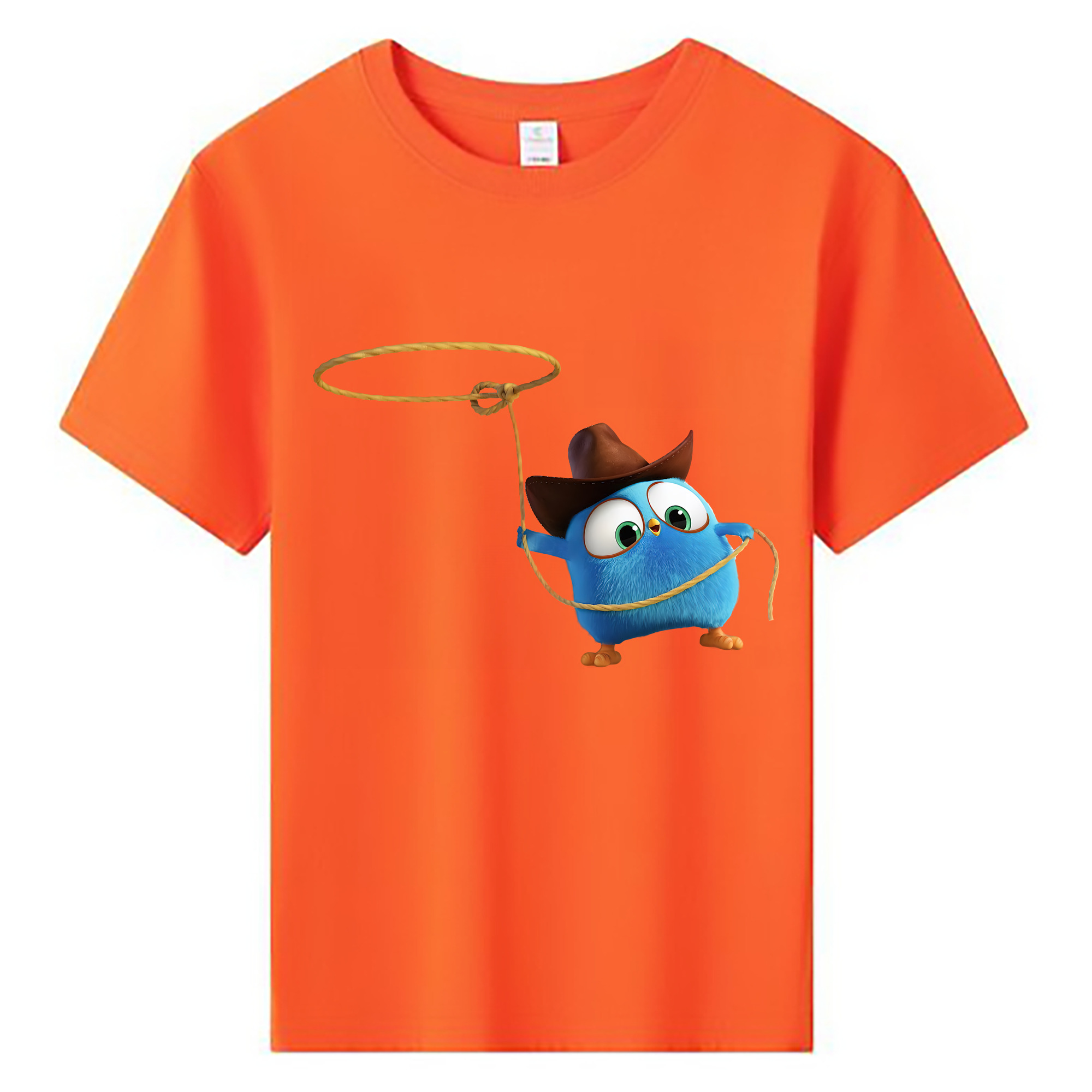 （画像用） Angry Birds アングリーバード 綿100％キッズTシャツ（フロントプリント）