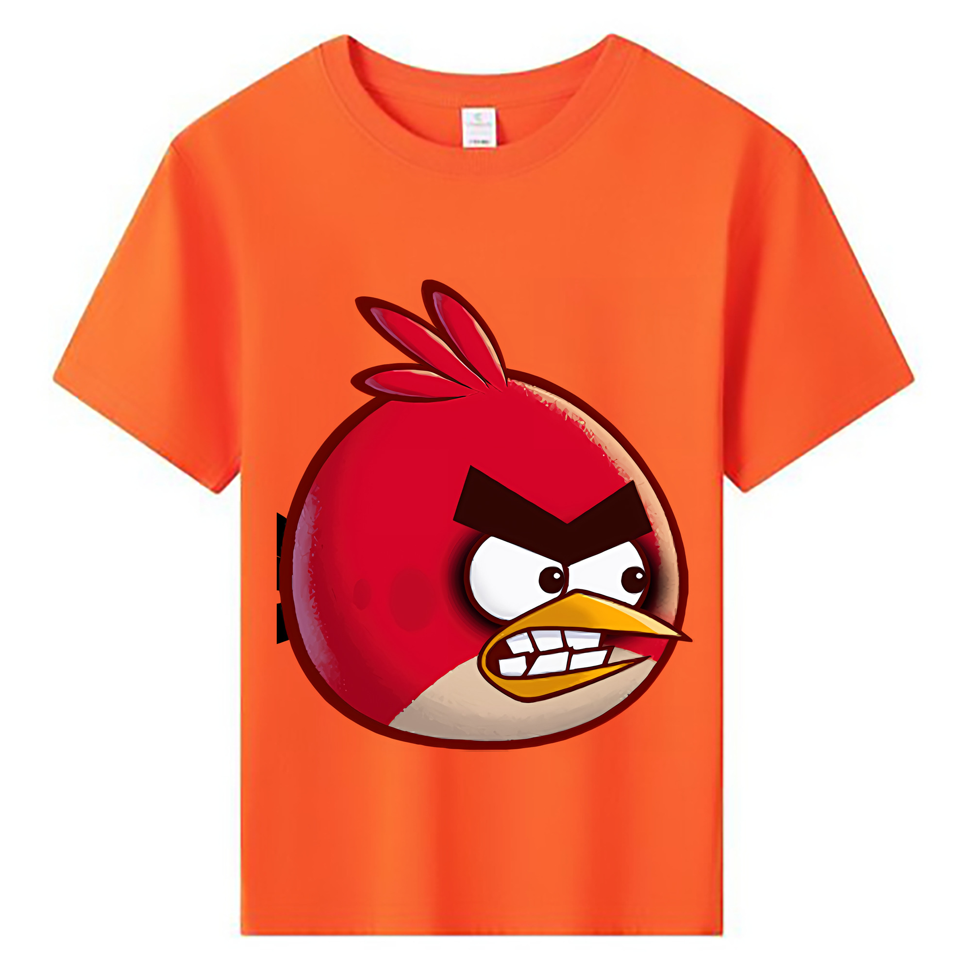 （画像用） Angry Birds アングリーバード 綿100％キッズTシャツ（フロントプリント）