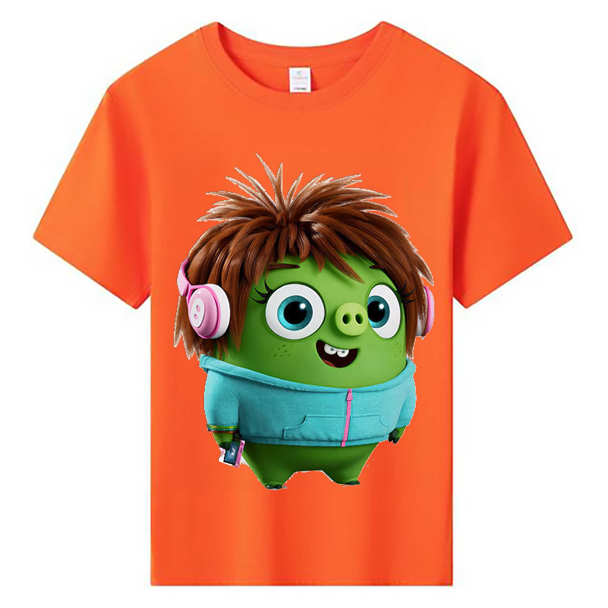 （画像用） Angry Birds アングリーバード 綿100％キッズTシャツ（フロントプリント）