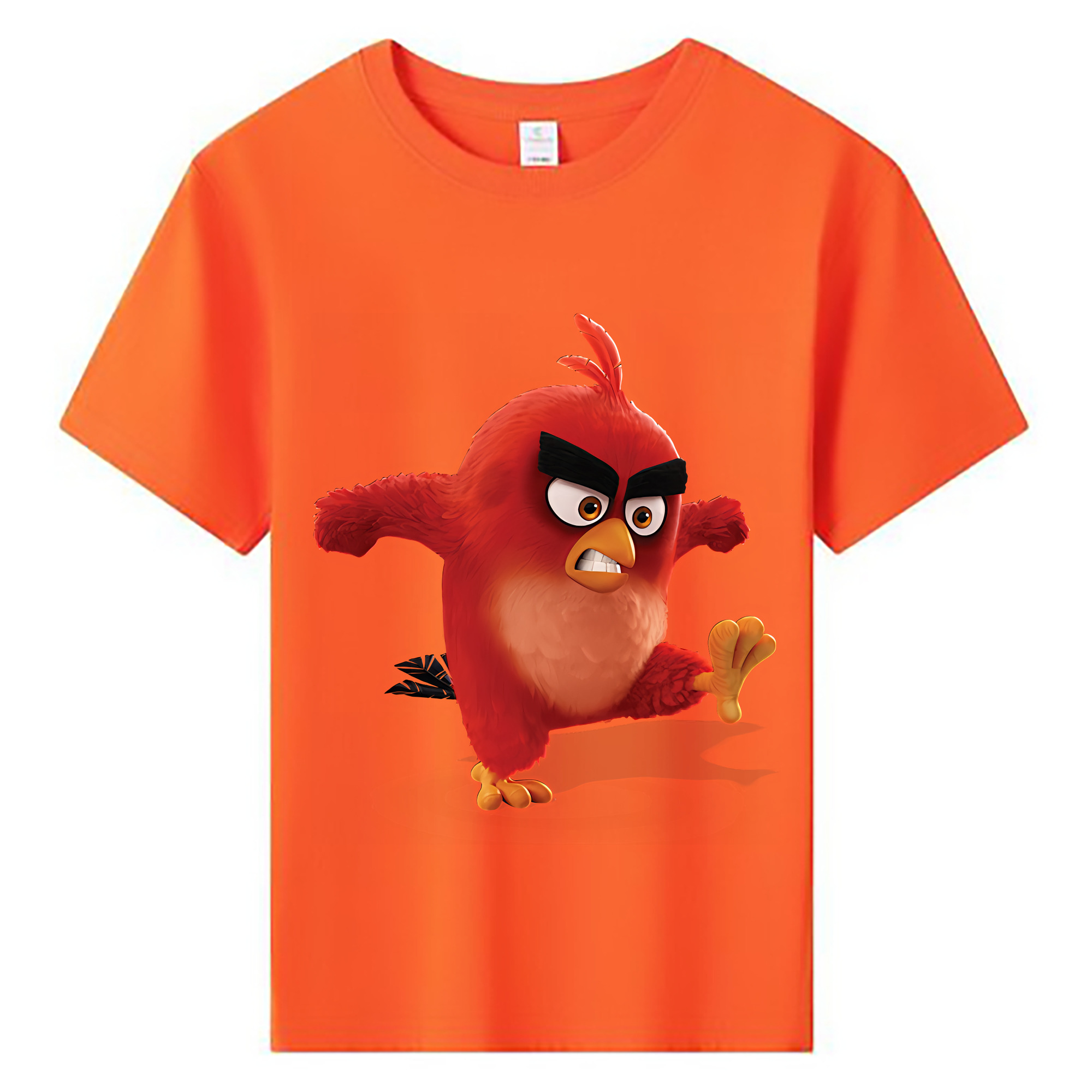 （画像用） Angry Birds アングリーバード 綿100％キッズTシャツ（フロントプリント）