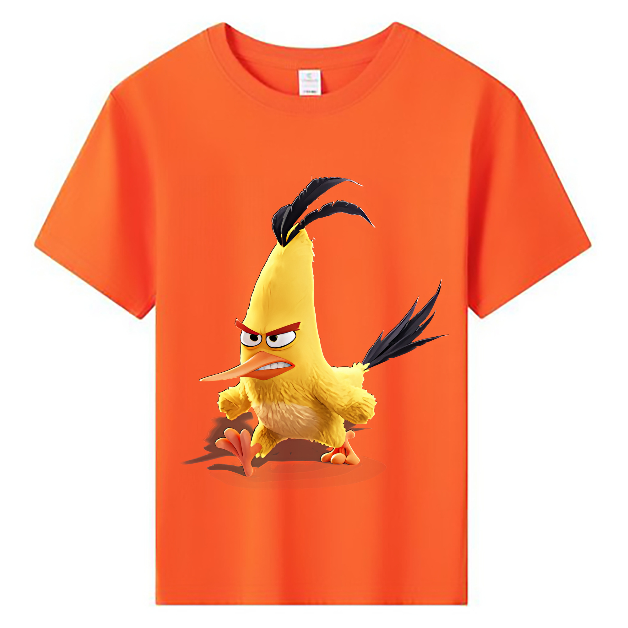 （画像用） Angry Birds アングリーバード 綿100％キッズTシャツ（フロントプリント）