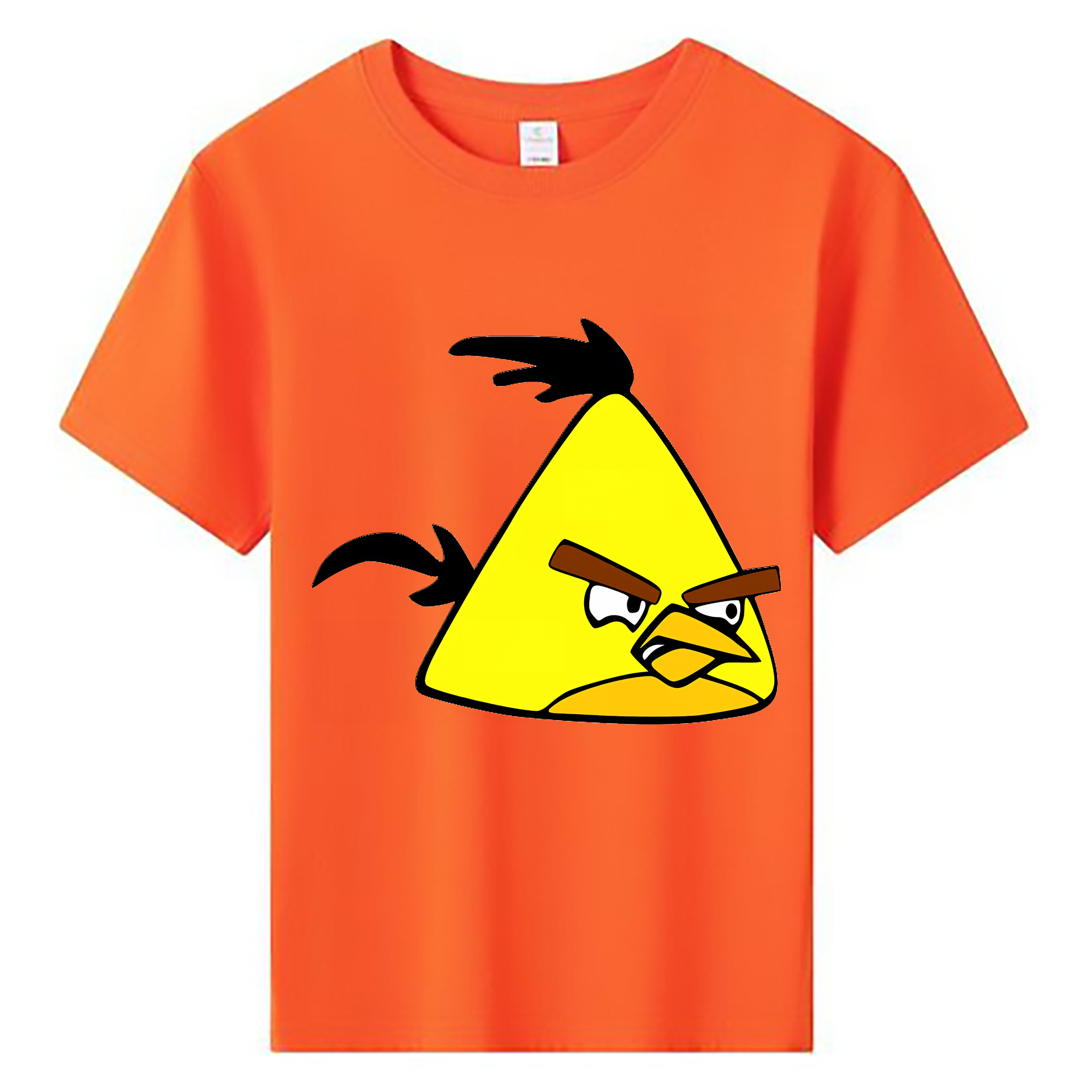 （画像用） Angry Birds アングリーバード 綿100％キッズTシャツ（フロントプリント）