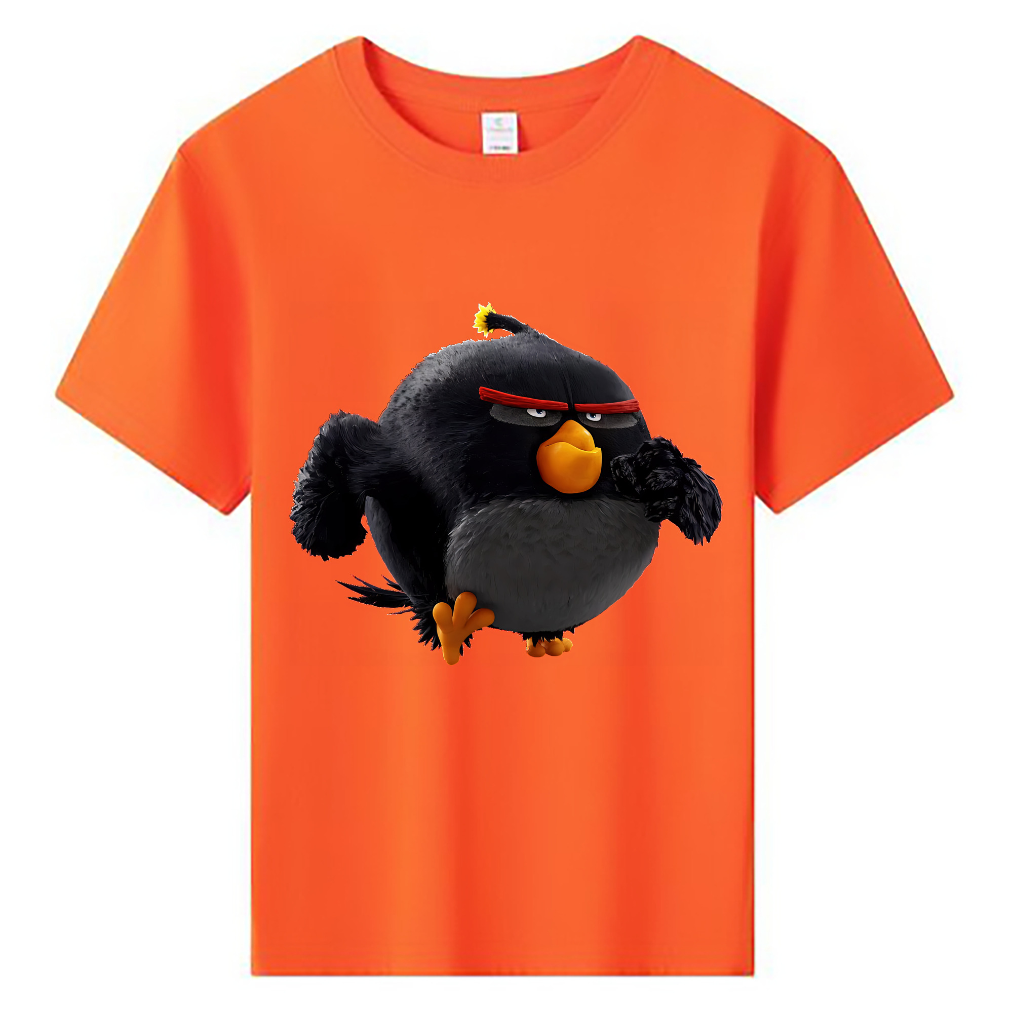 （画像用） Angry Birds アングリーバード 綿100％キッズTシャツ（フロントプリント）