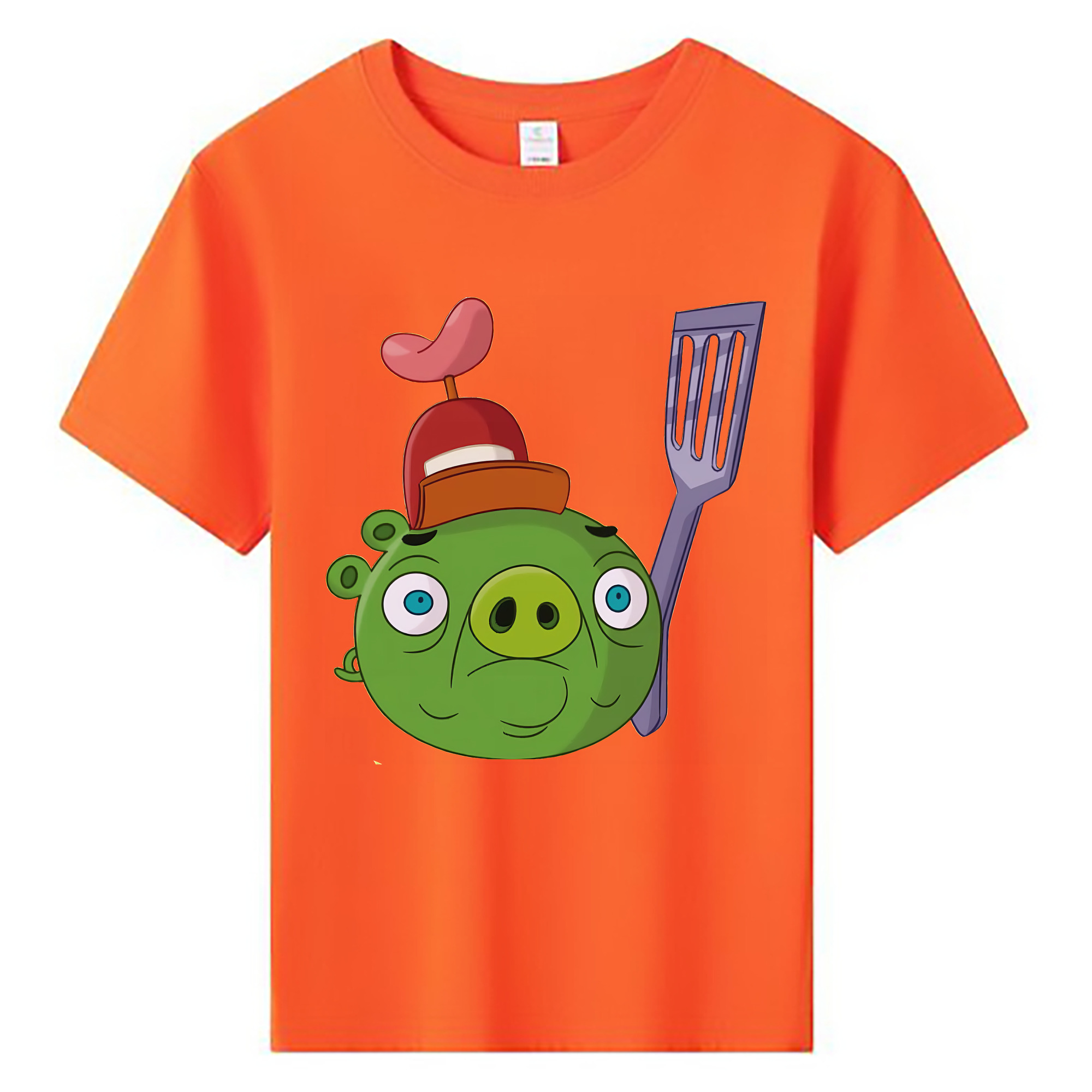 （画像用） Angry Birds アングリーバード 綿100％キッズTシャツ（フロントプリント）